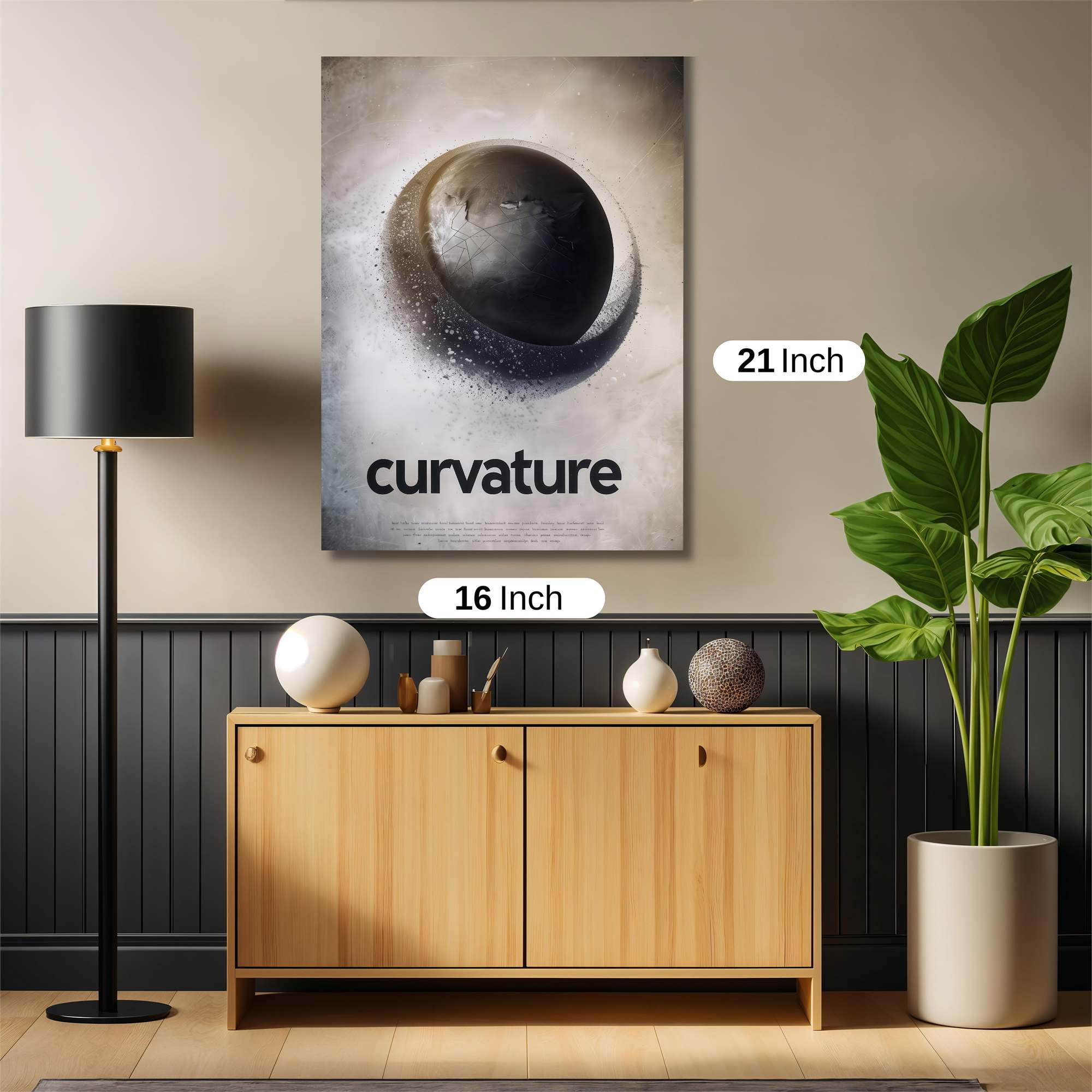 Moon Eclipsed Safe Wall Magnetic / M