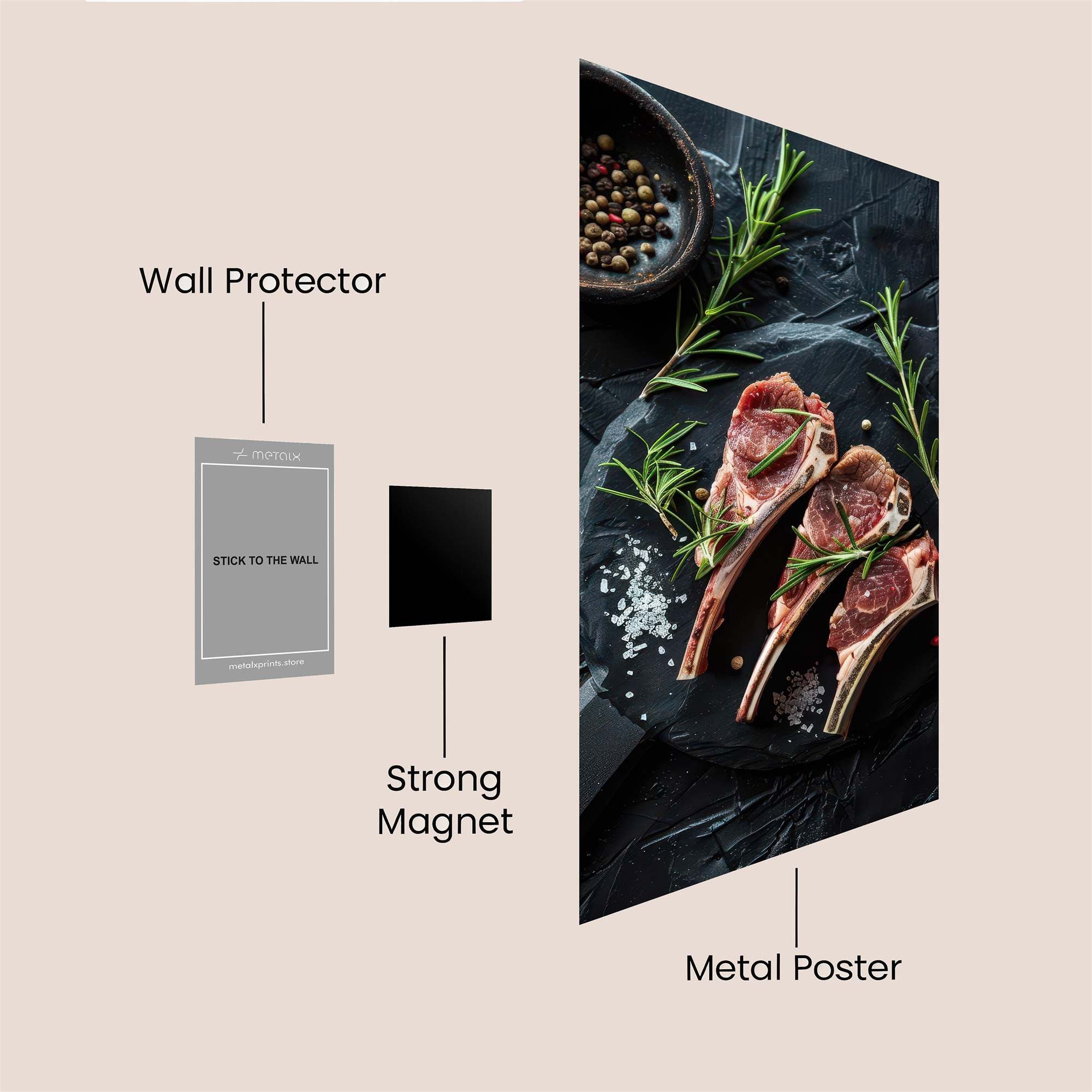 Lamb Elegance Safe Wall Magnetic / M