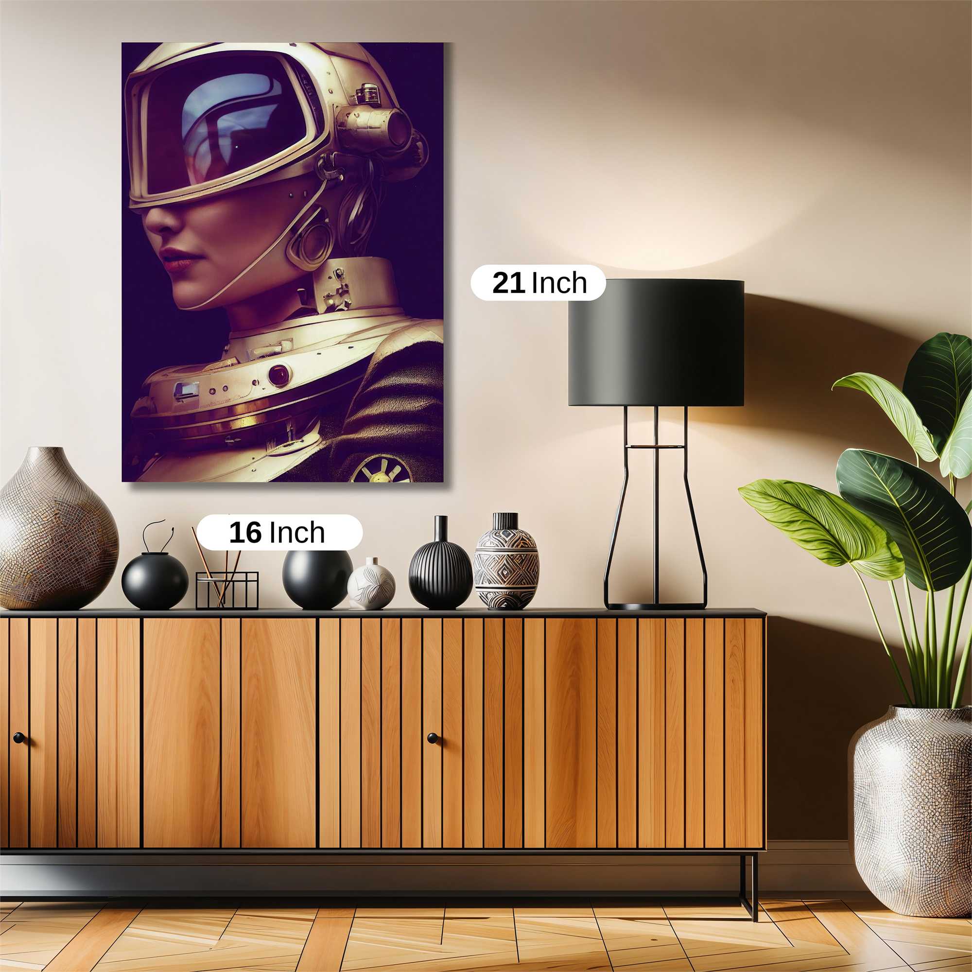 Astronaut Enigma Safe Wall Magnetic / M