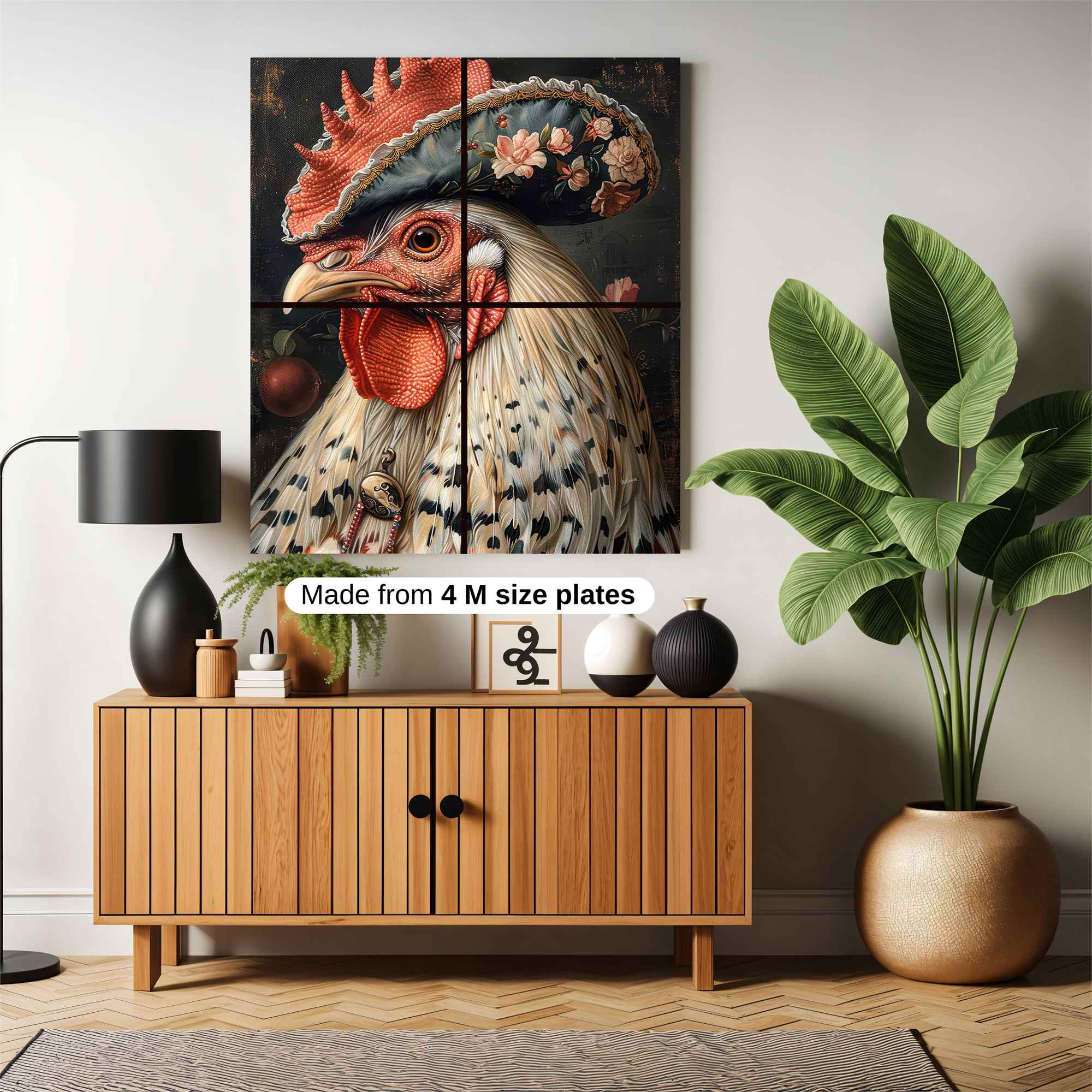 Regal Rooster Safe Wall Magnetic / M