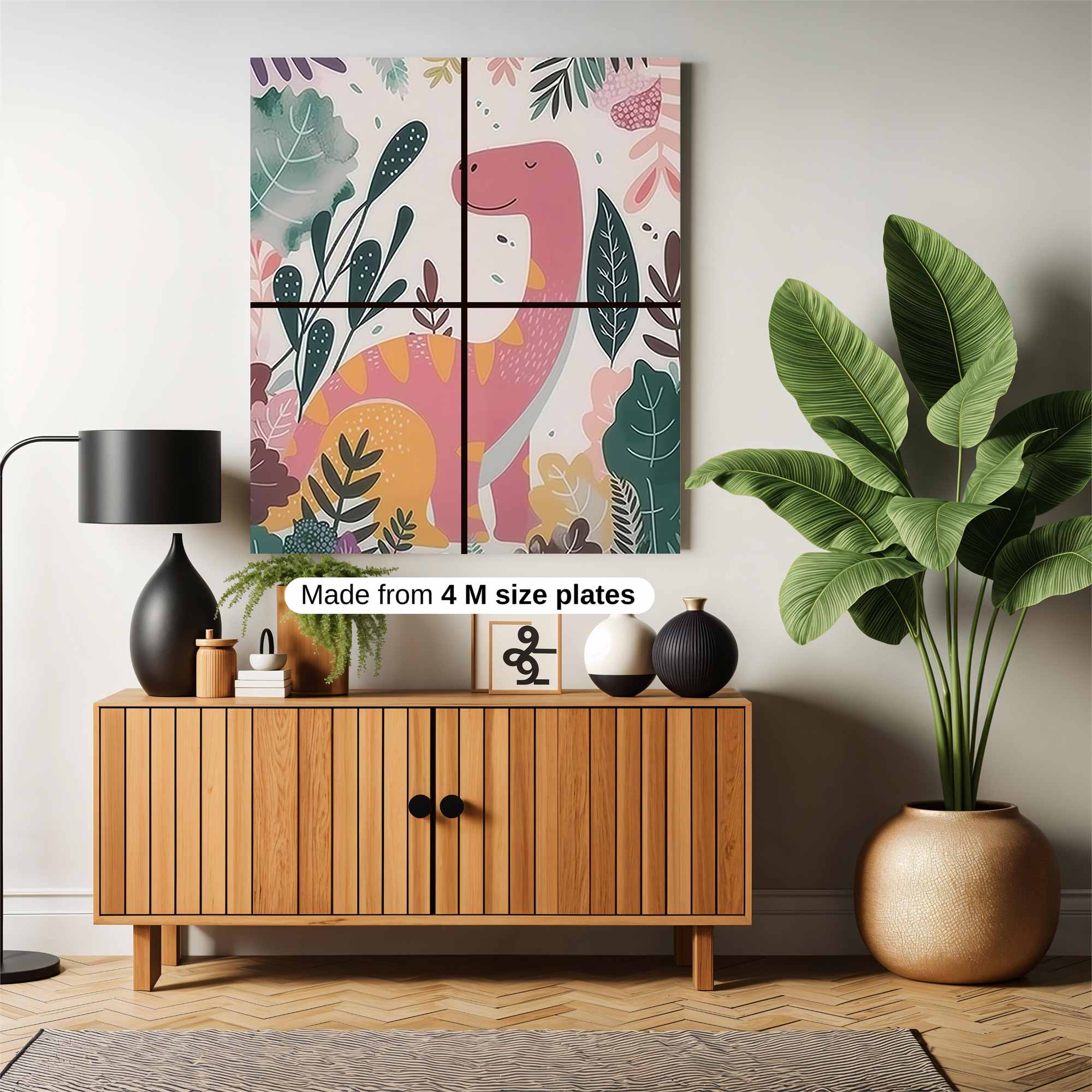 Dino Delight Safe Wall Magnetic / M