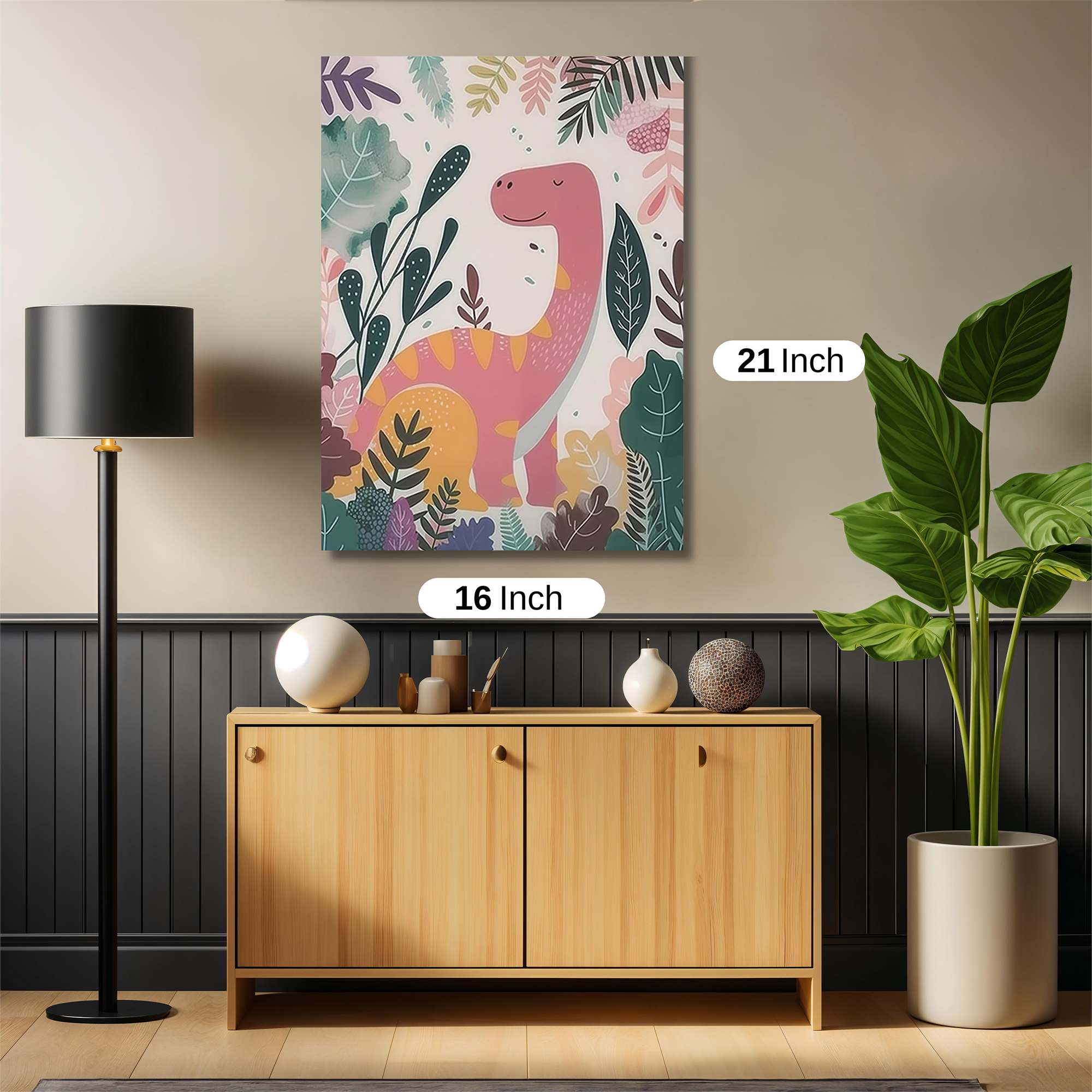 Dino Delight Safe Wall Magnetic / M