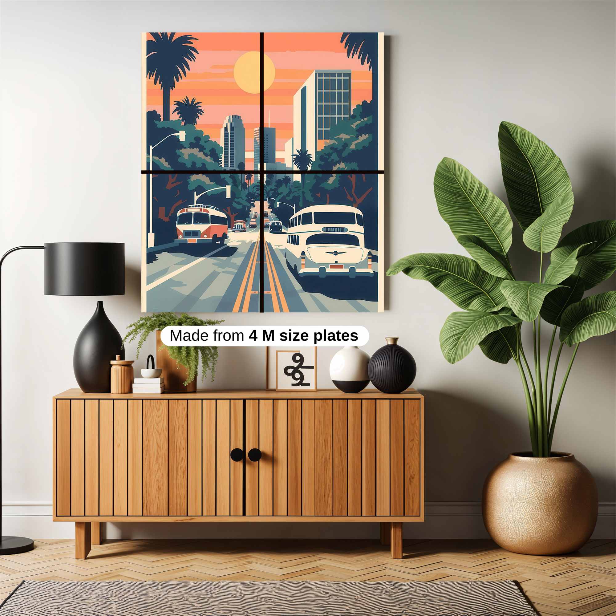 Sunset Serenity Safe Wall Magnetic / M