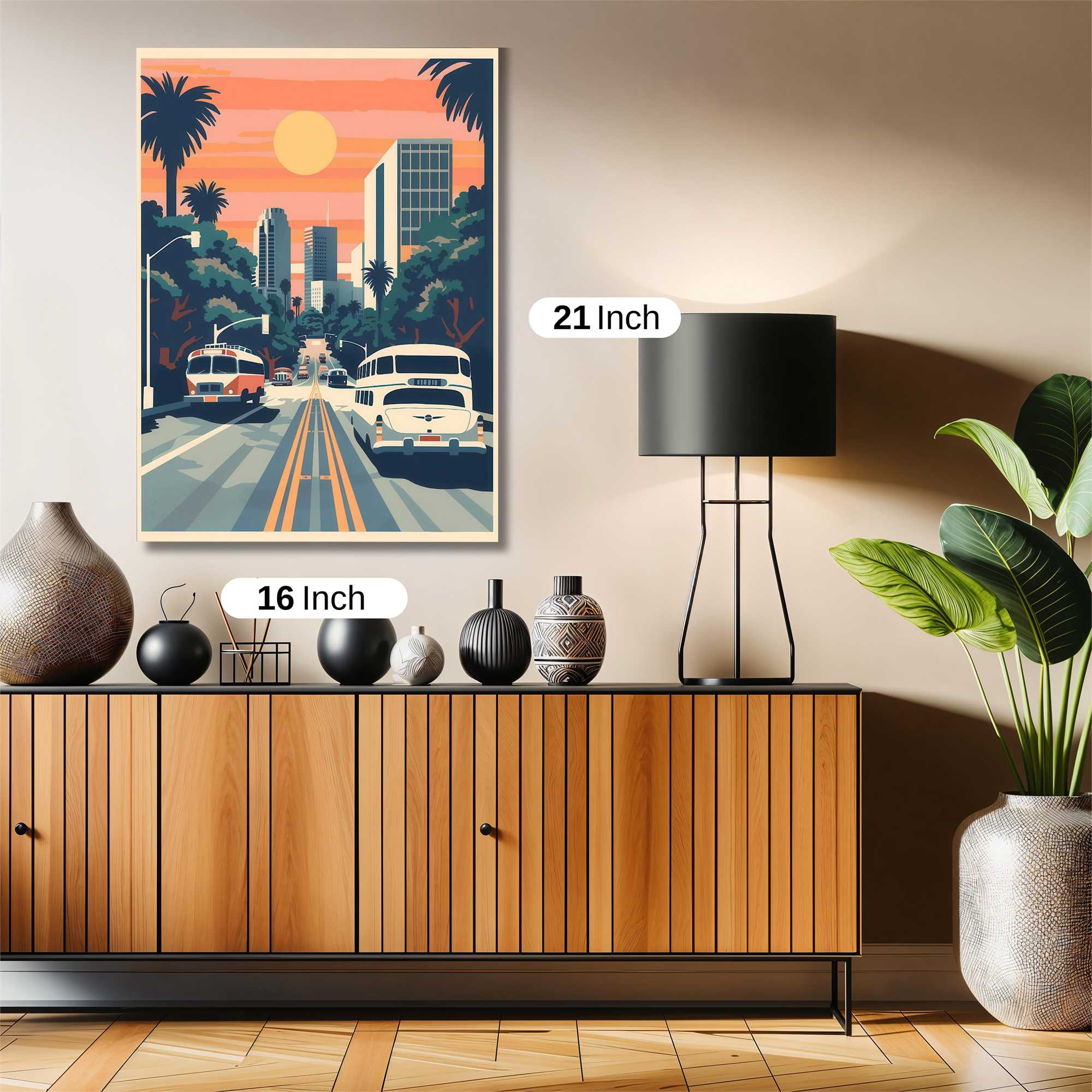 Sunset Serenity Safe Wall Magnetic / M