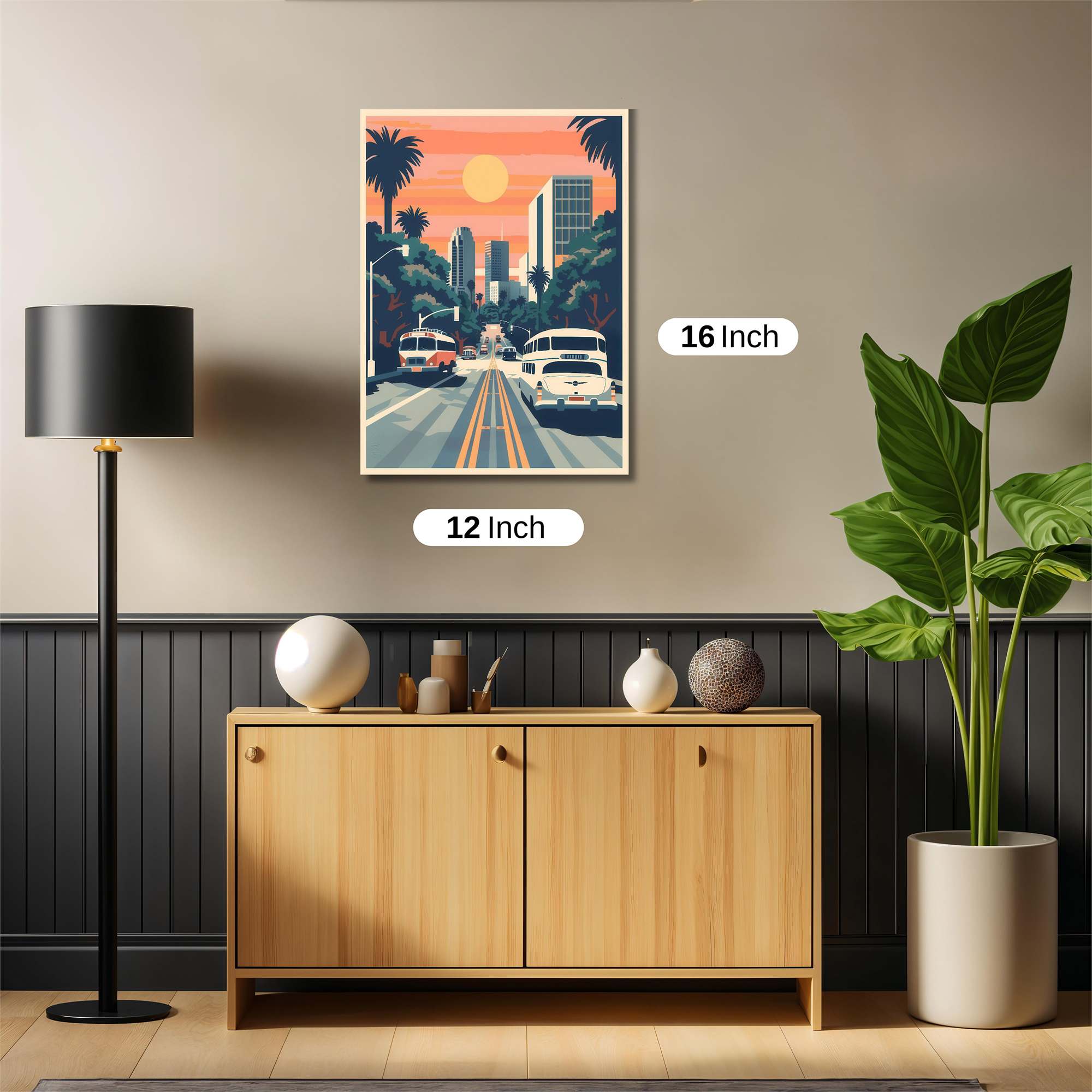 Sunset Serenity Safe Wall Magnetic / M