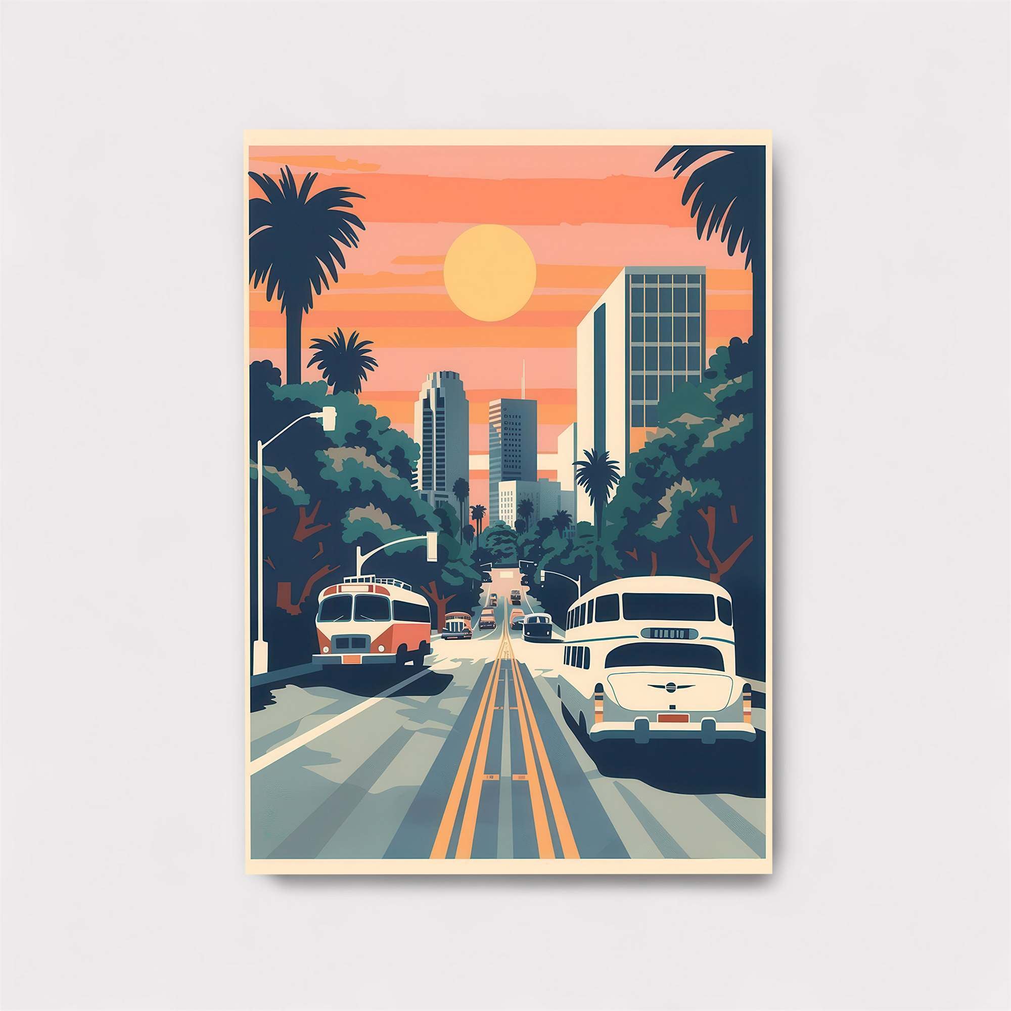 Sunset Serenity Safe Wall Magnetic / M