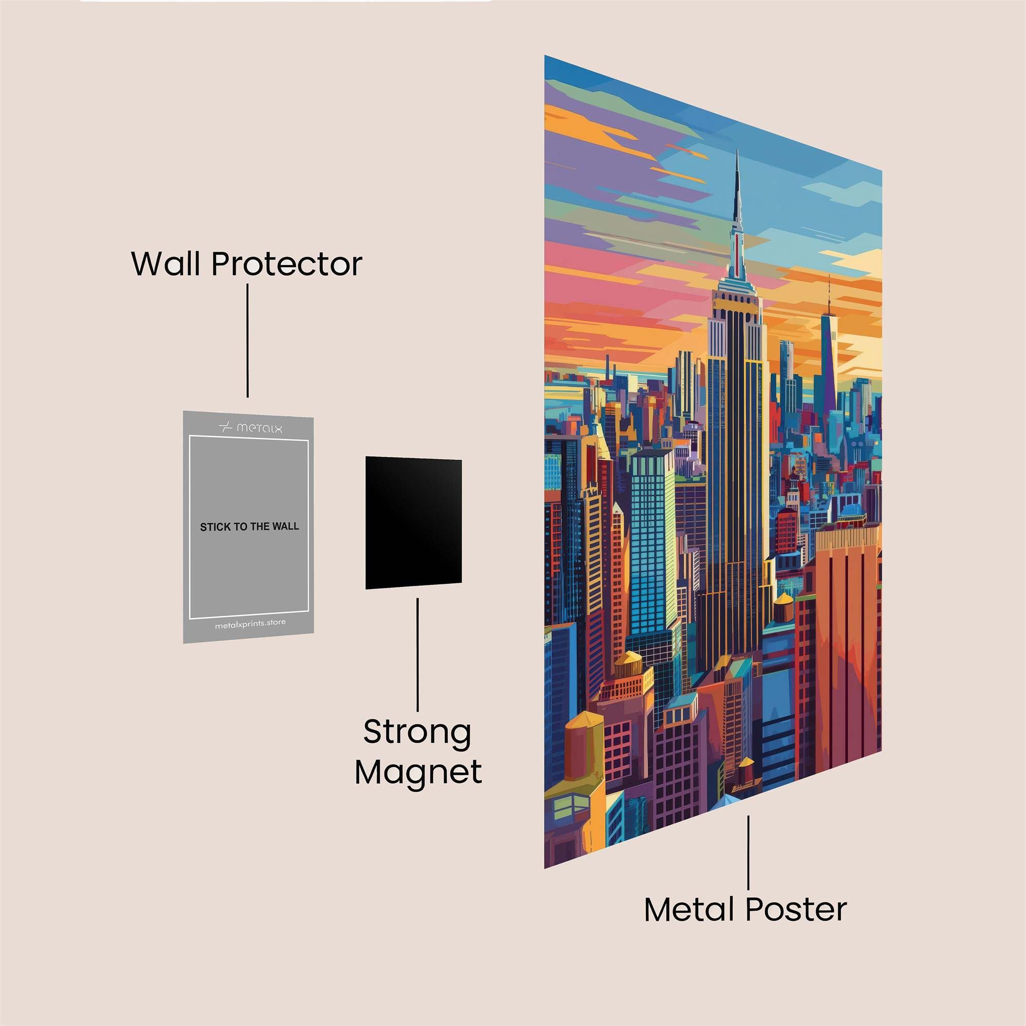 Empire Twilight Safe Wall Magnetic / M