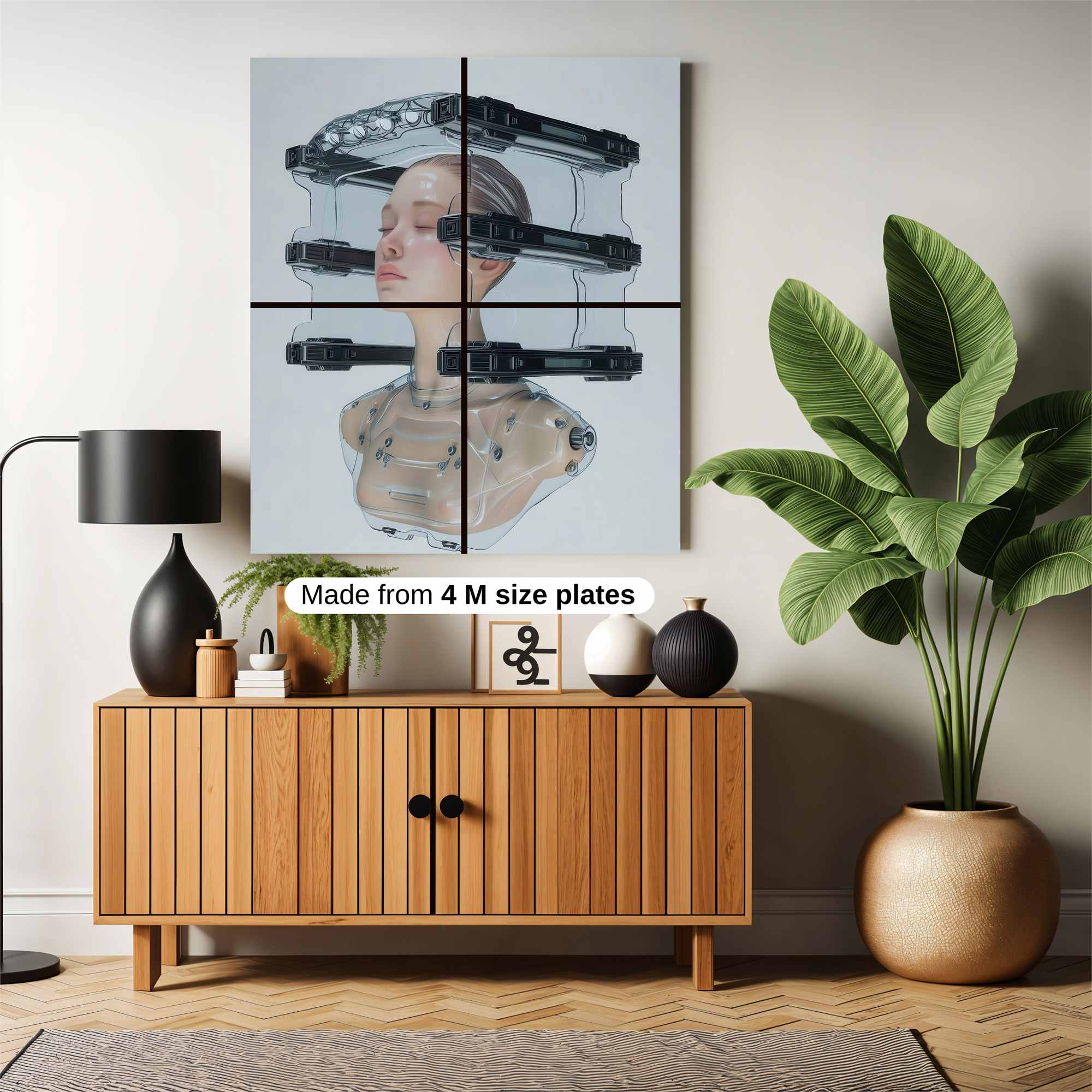 Cyber Serenity Safe Wall Magnetic / M