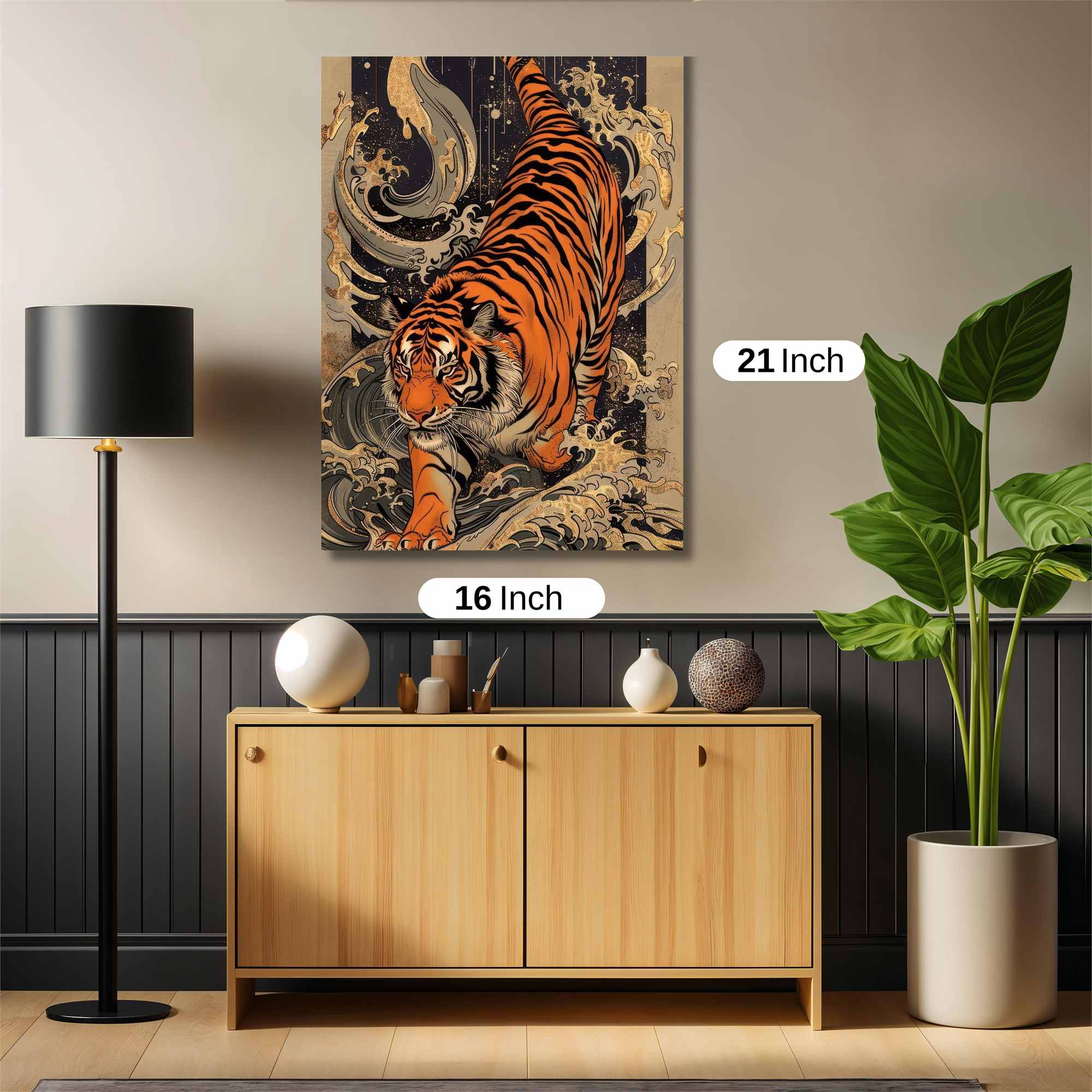 Tiger Surge Safe Wall Magnetic / M