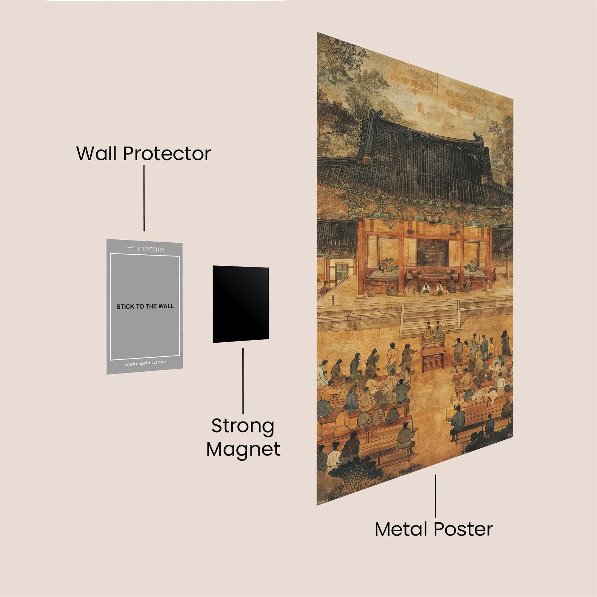 Temple Serenity Safe Wall Magnetic / M