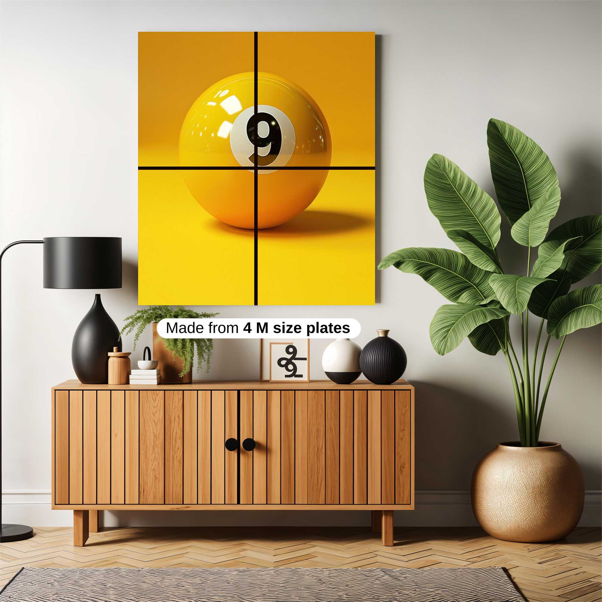 Nine Vibrant Safe Wall Magnetic / M