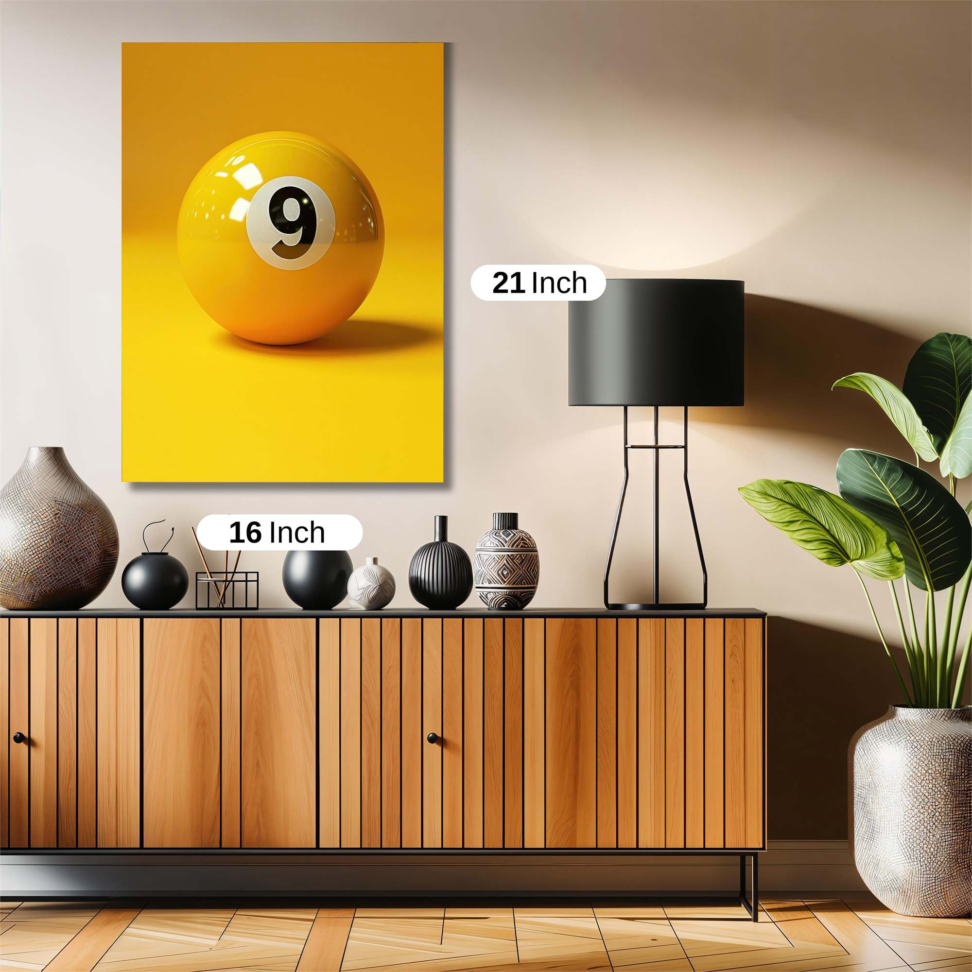 Nine Vibrant Safe Wall Magnetic / M