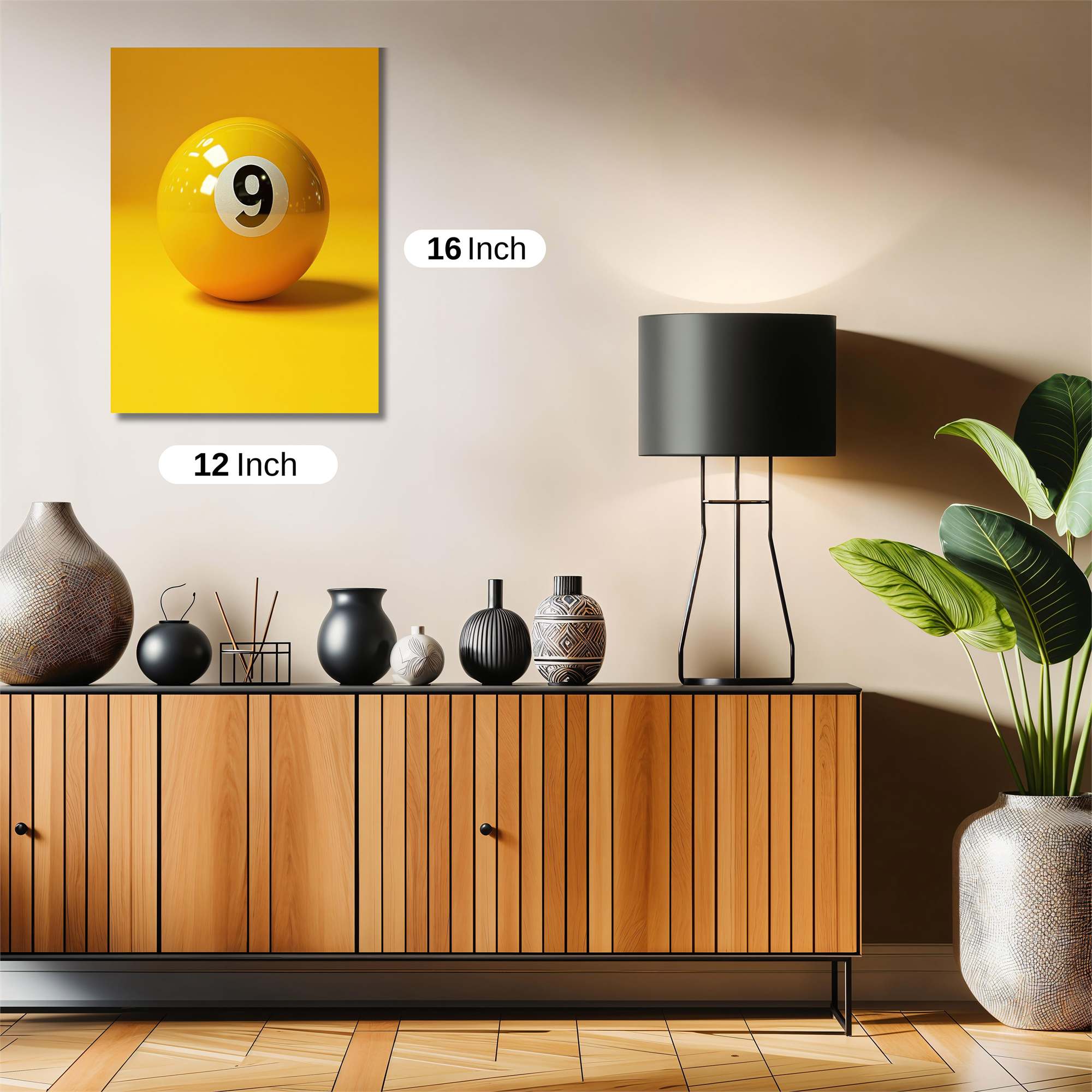 Nine Vibrant Safe Wall Magnetic / M