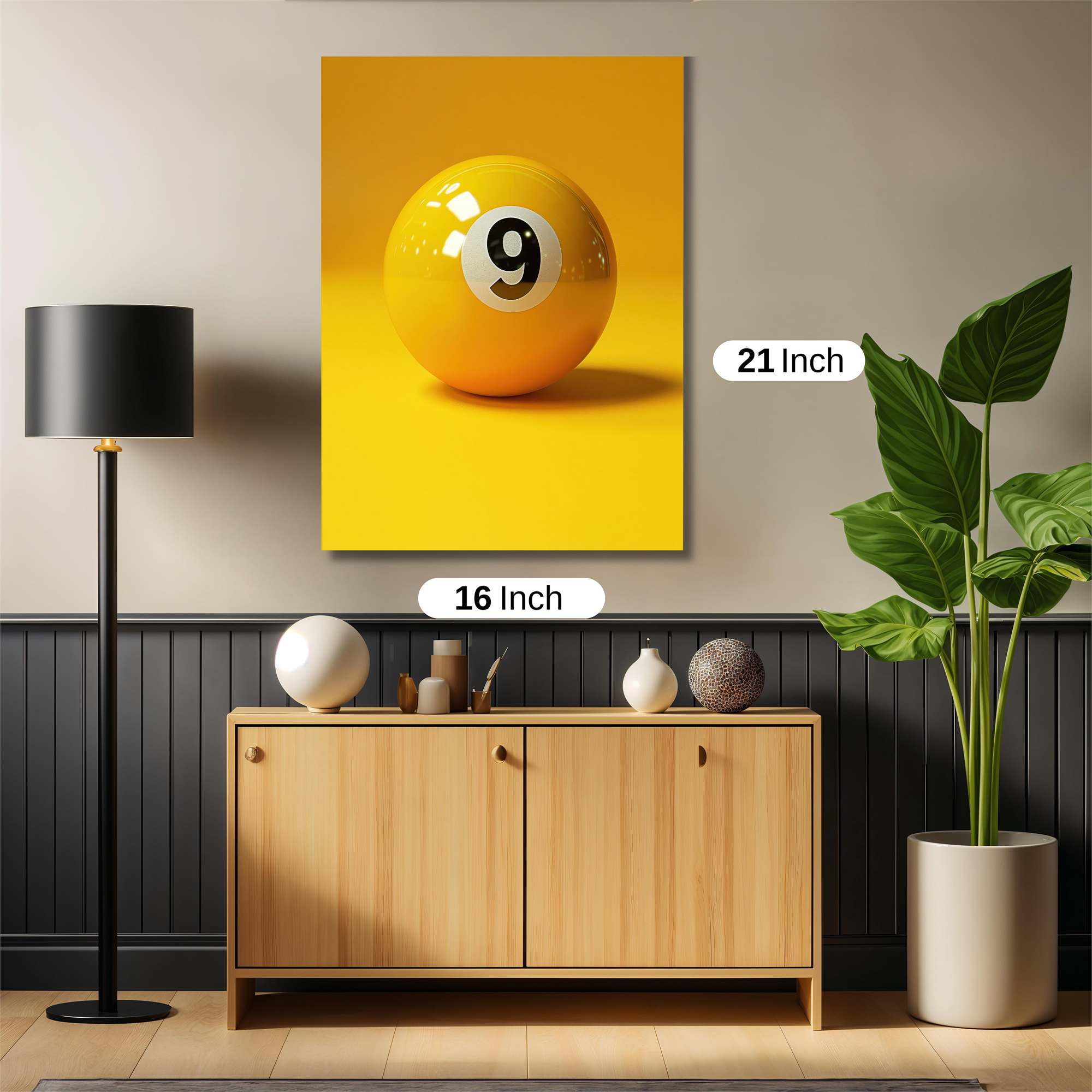 Nine Vibrant Safe Wall Magnetic / M