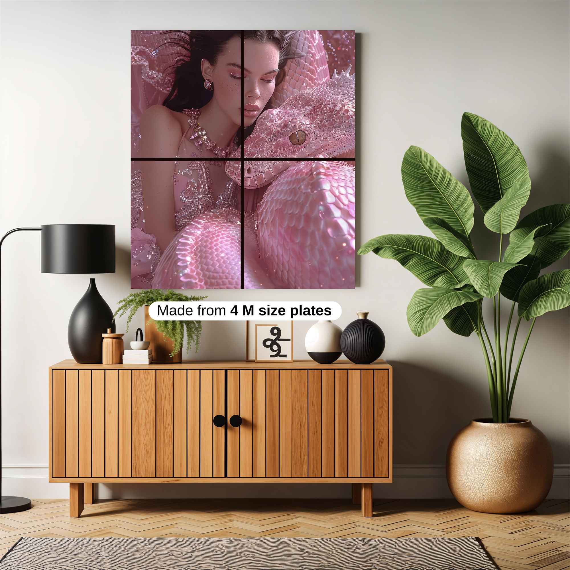 Serpentine Serenity Safe Wall Magnetic / M