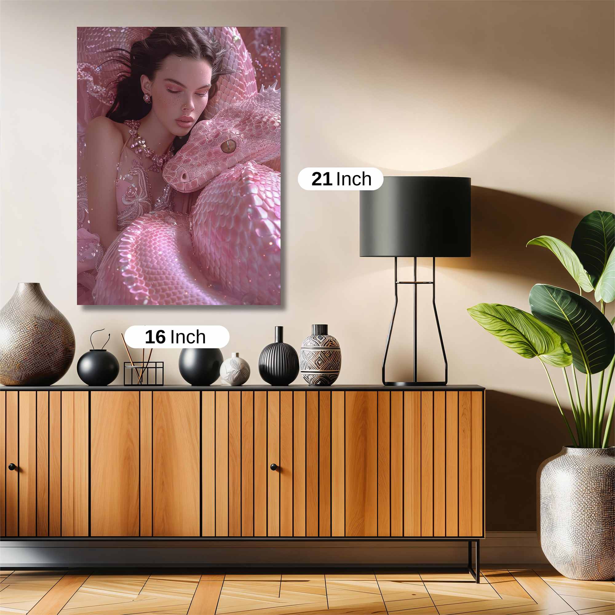 Serpentine Serenity Safe Wall Magnetic / M