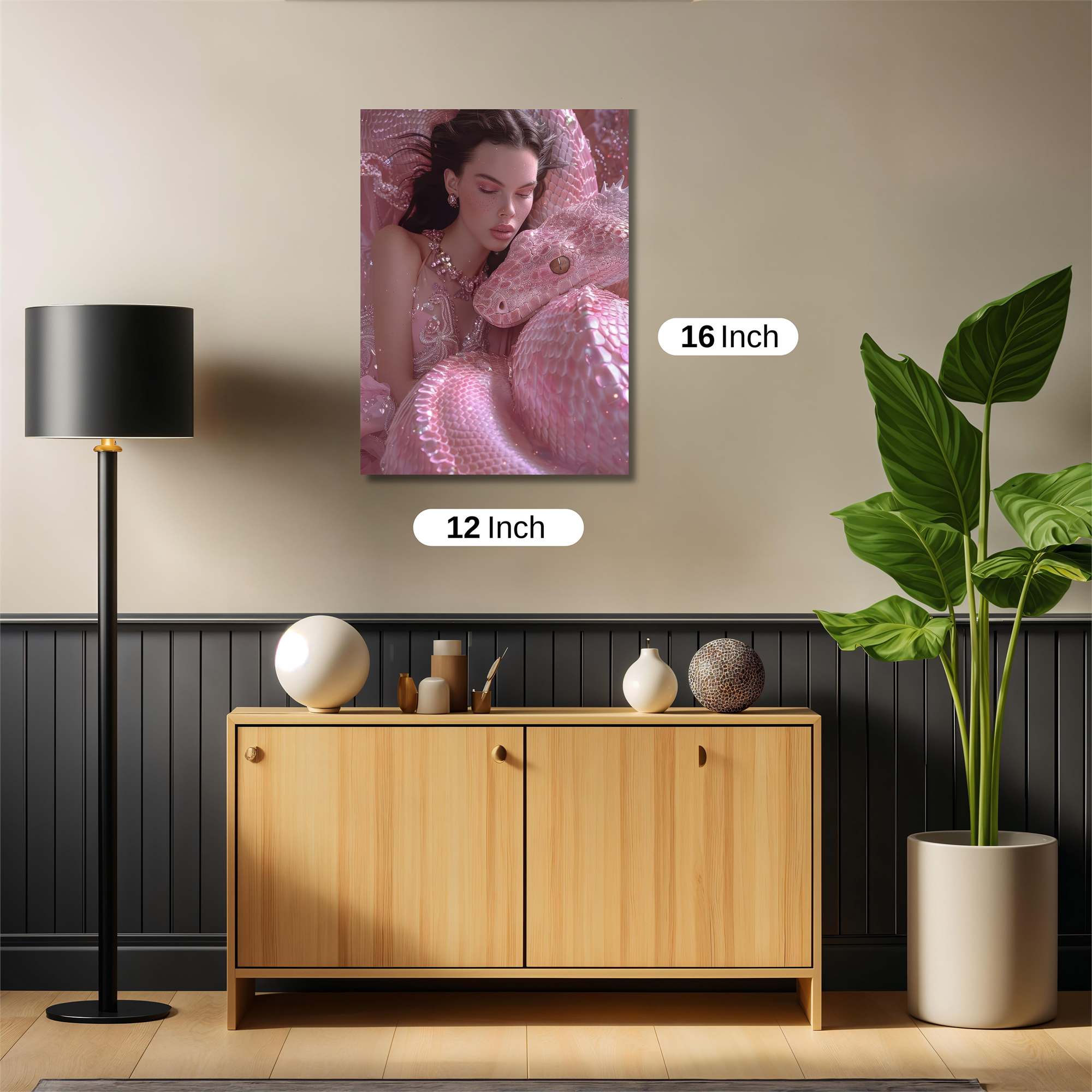 Serpentine Serenity Safe Wall Magnetic / M