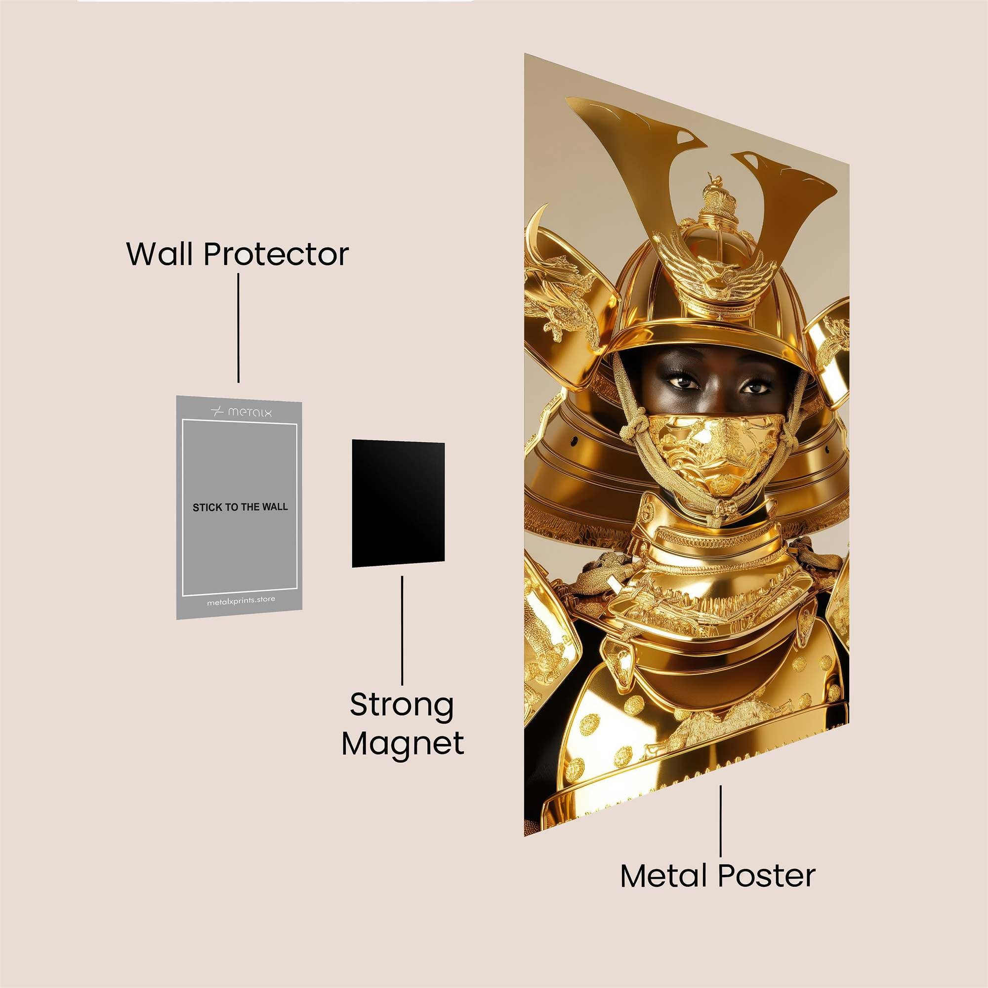 Golden Valor Safe Wall Magnetic / M