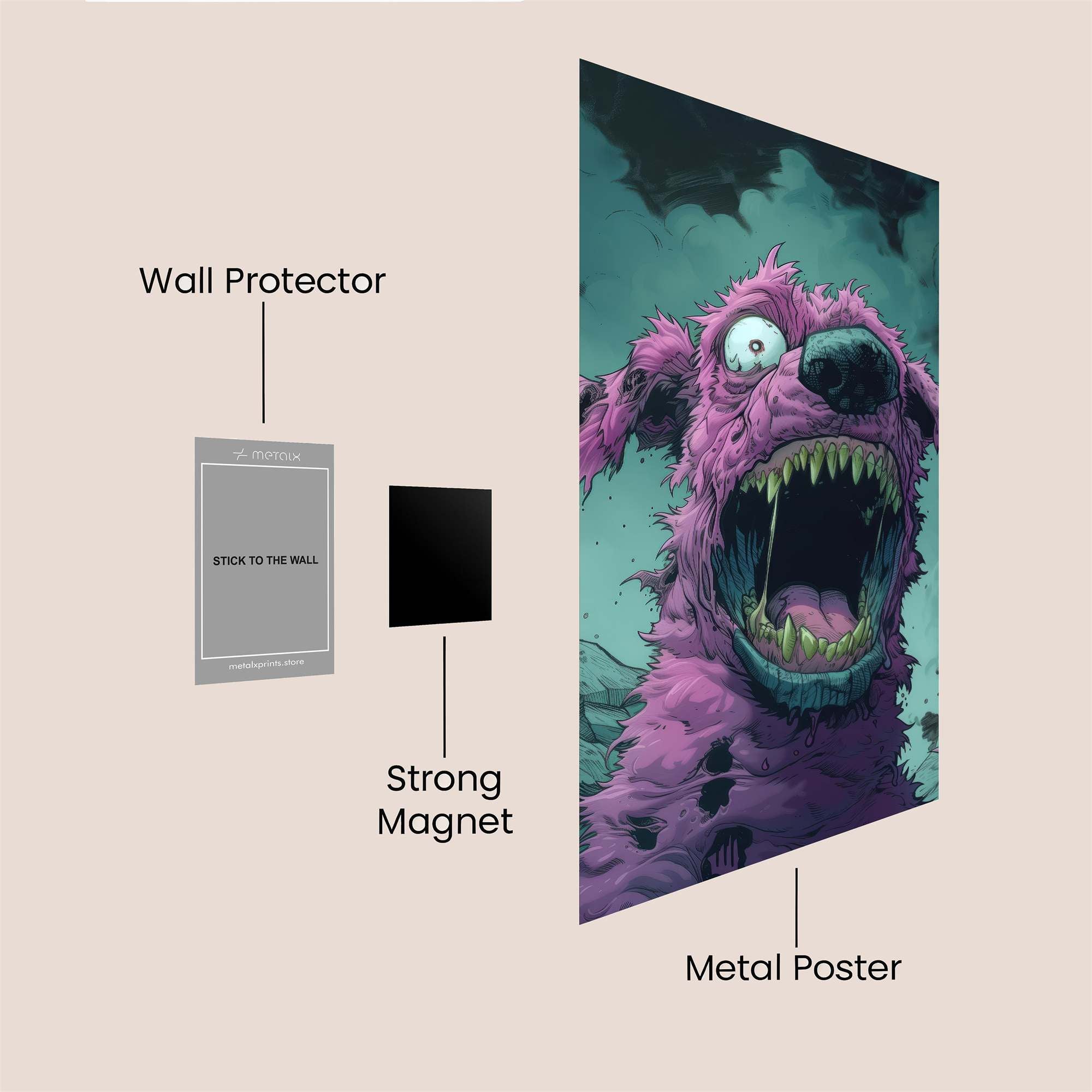 Mutant Menace Safe Wall Magnetic / M