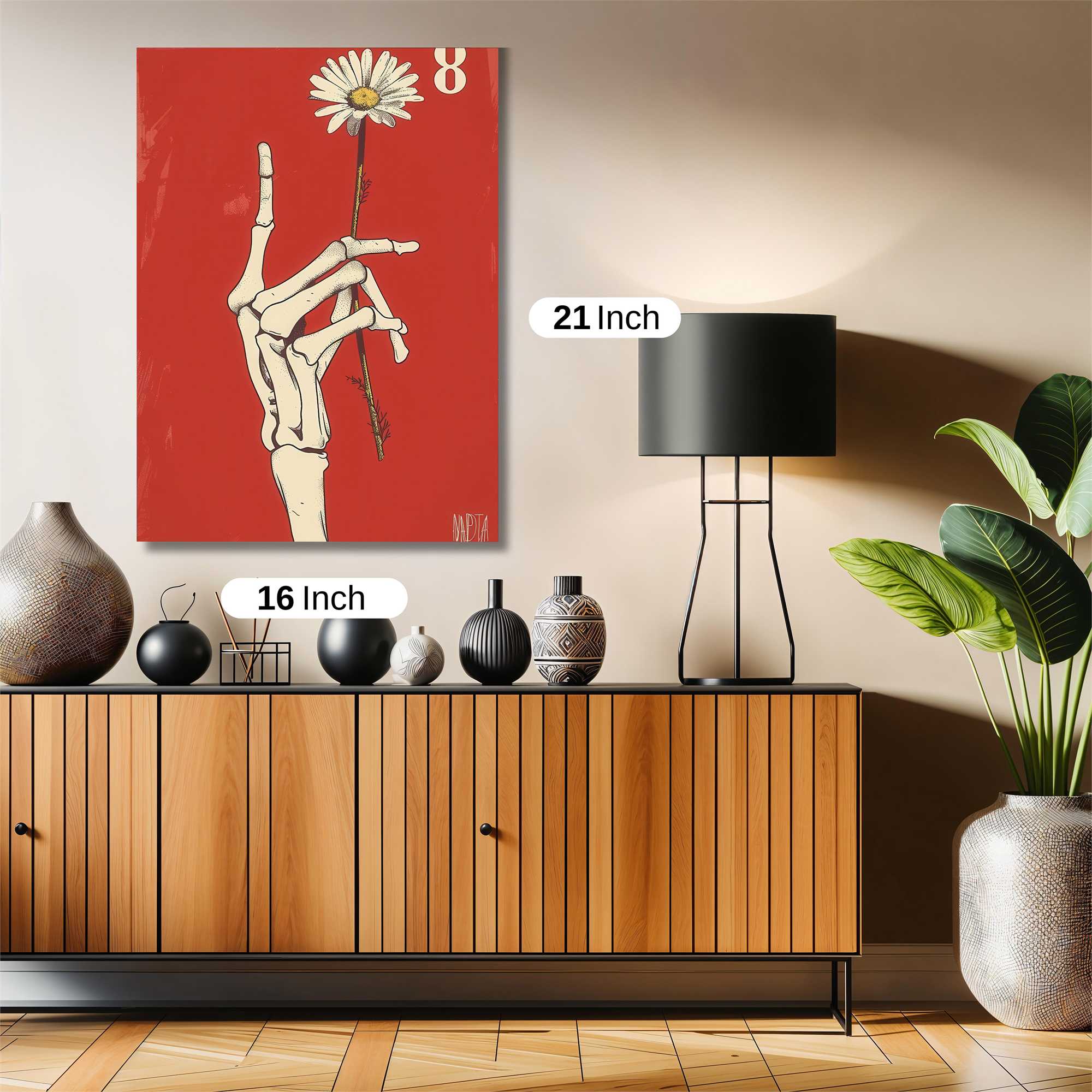 Skeleton Serenity Safe Wall Magnetic / M