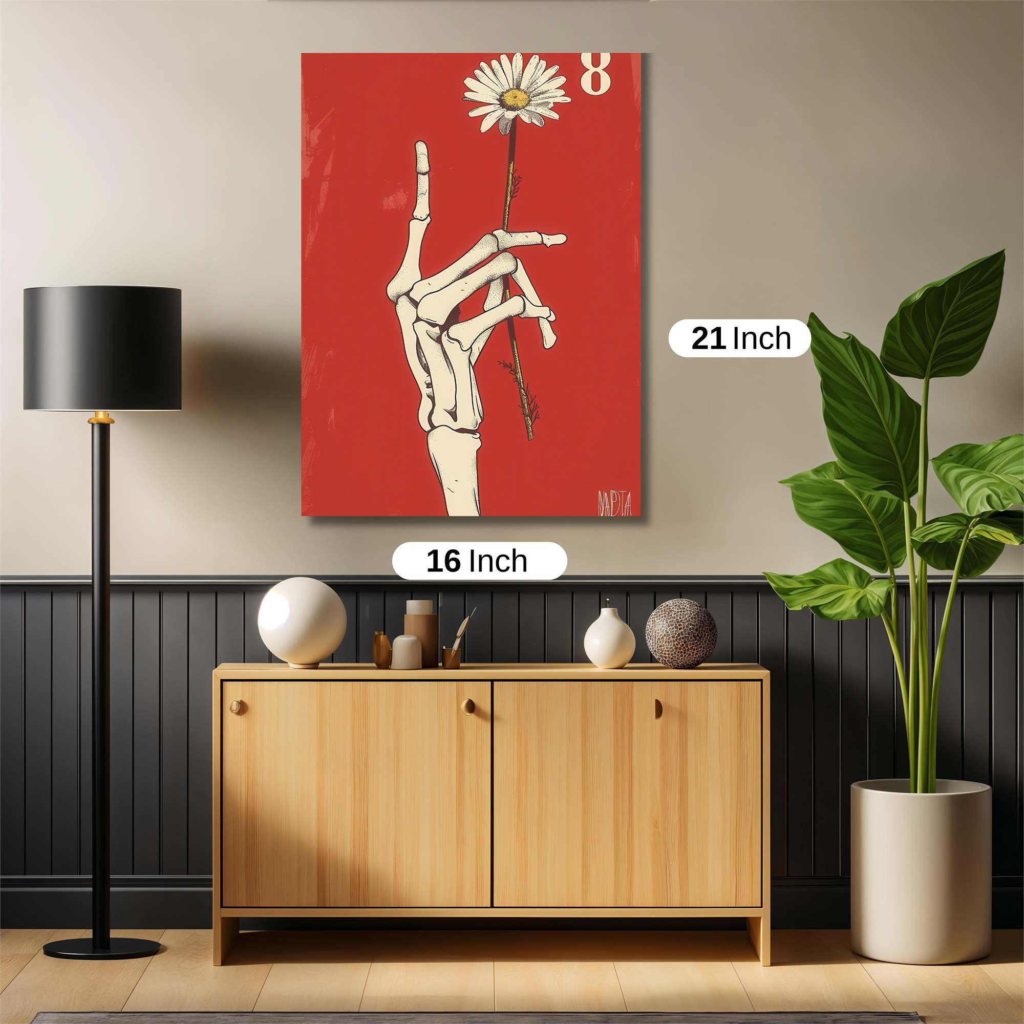 Skeleton Serenity Safe Wall Magnetic / M