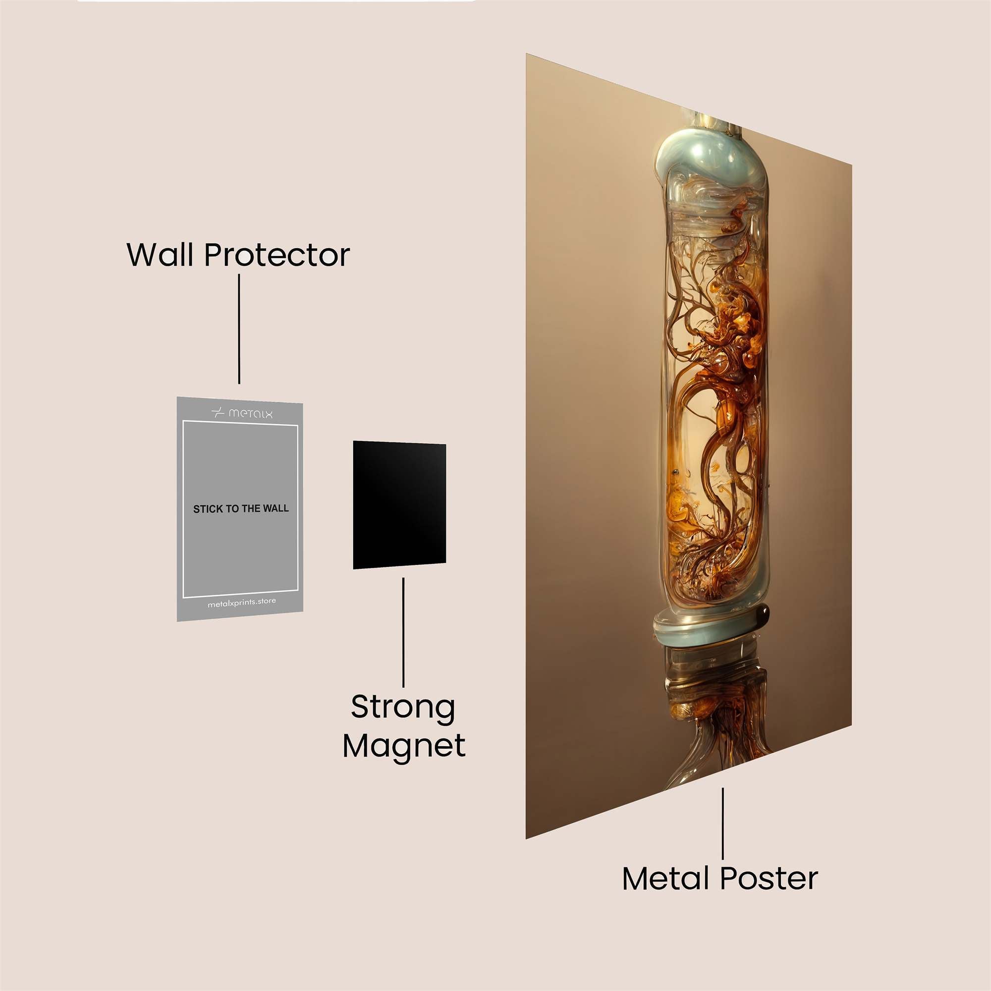 Ginger Enigma Safe Wall Magnetic / M