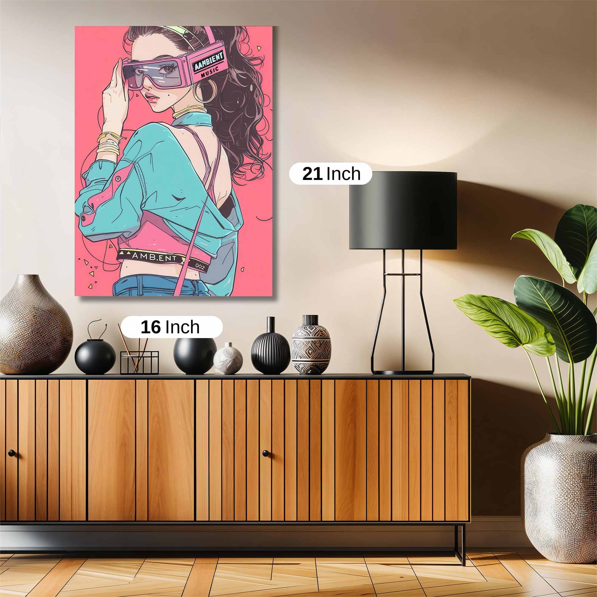 Retro Vibe Safe Wall Magnetic / M
