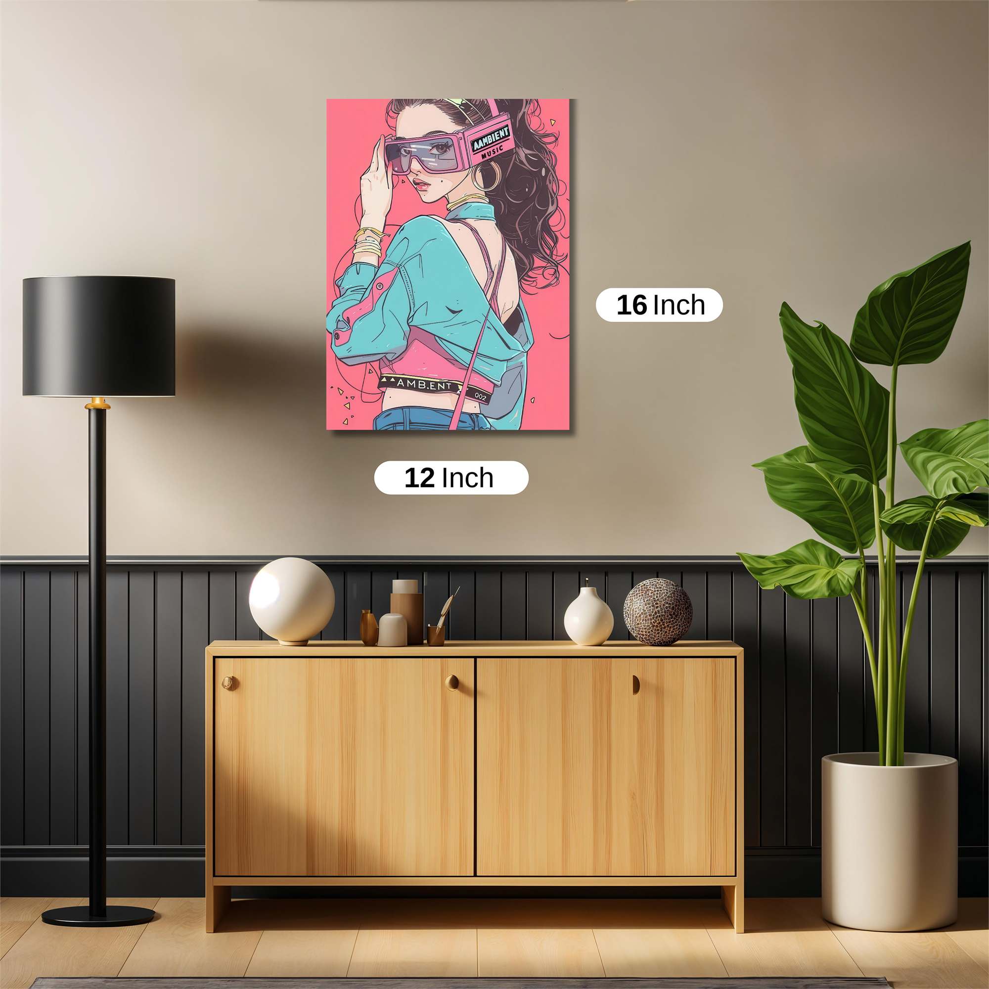 Retro Vibe Safe Wall Magnetic / M