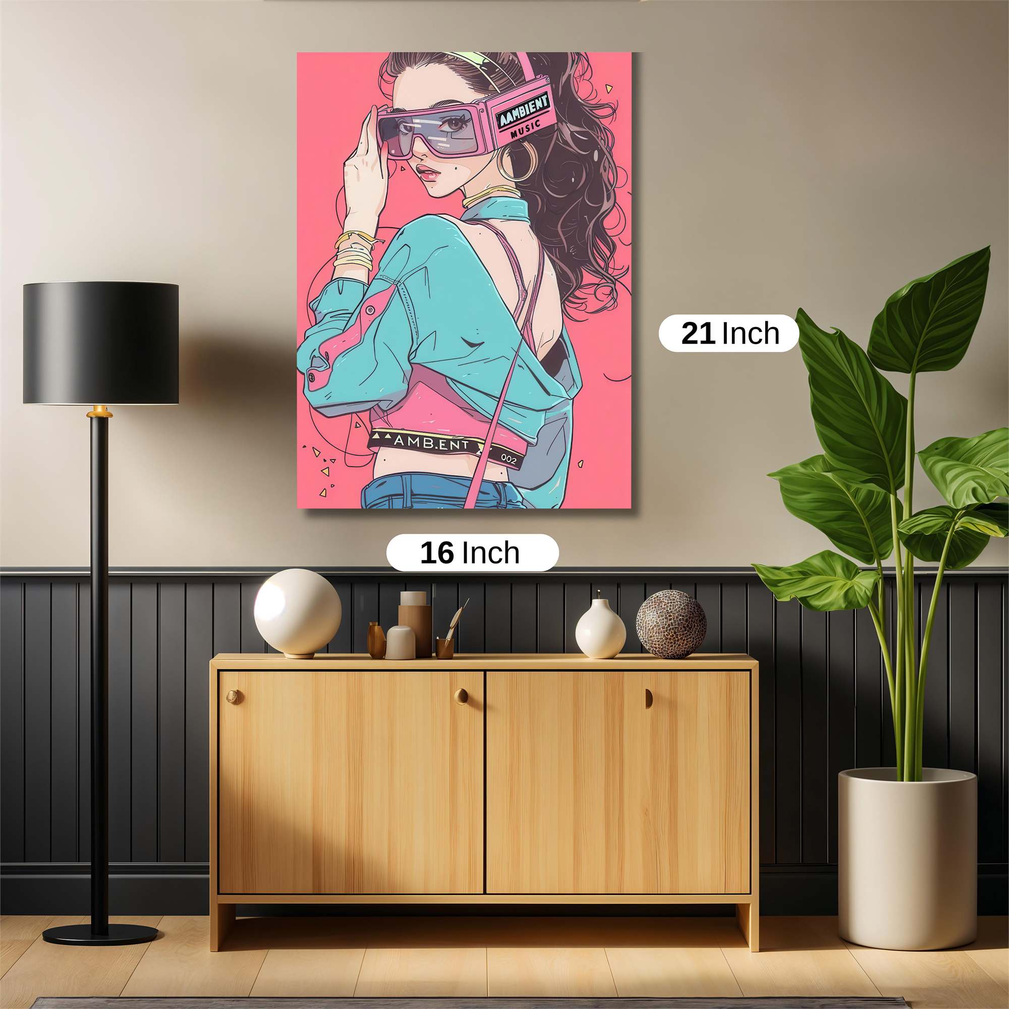 Retro Vibe Safe Wall Magnetic / M