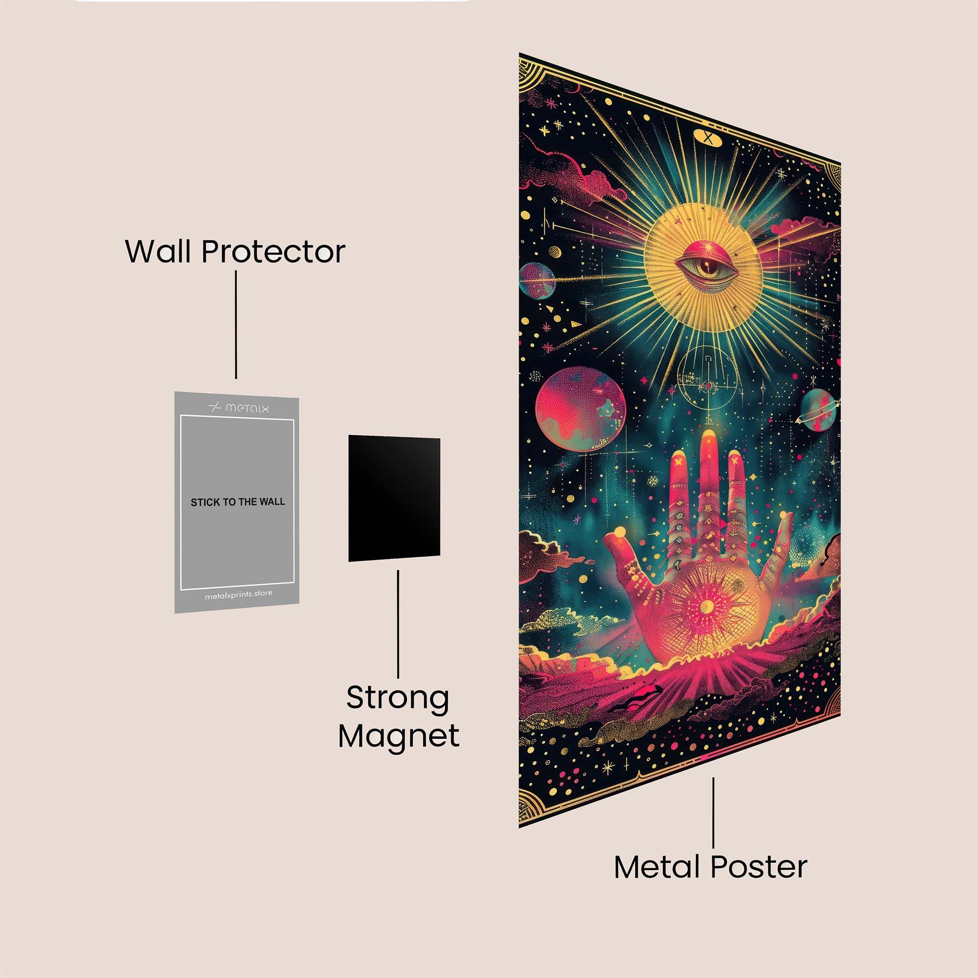 Cosmic Vision Safe Wall Magnetic / M