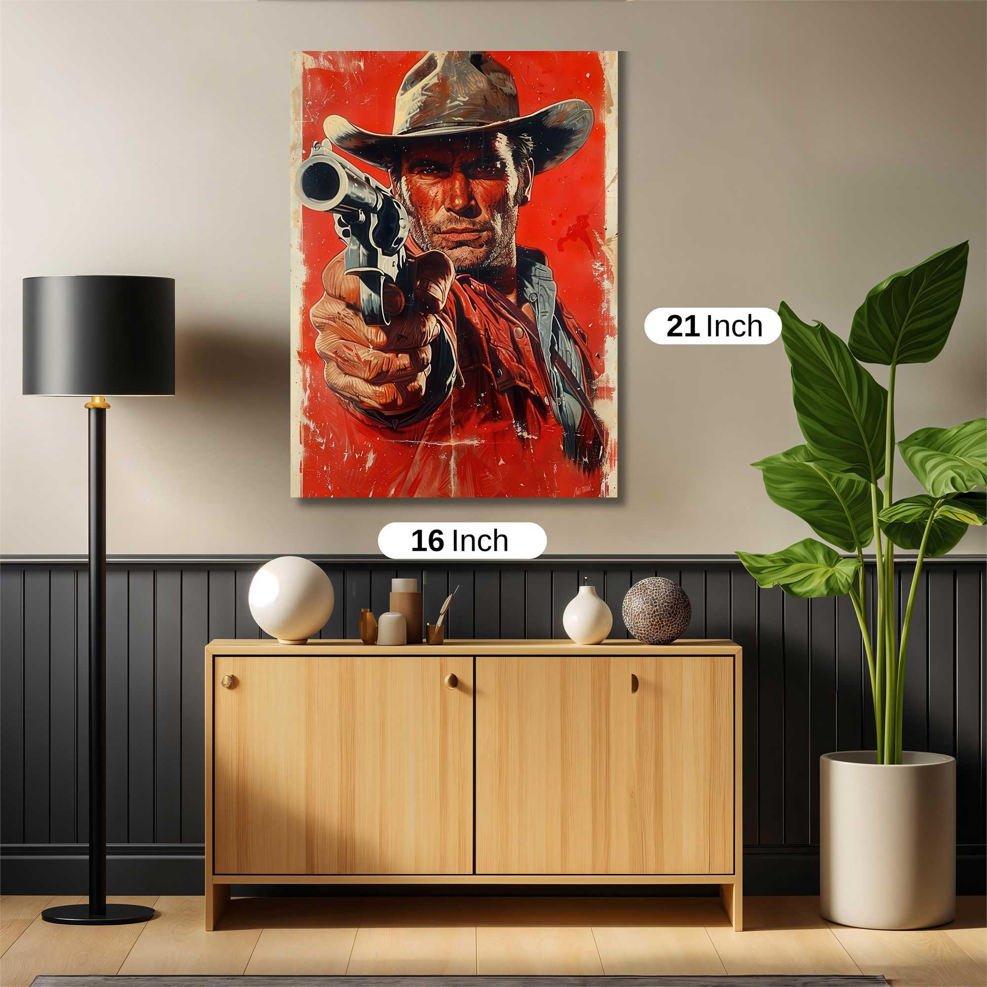 Cowboy Grit Safe Wall Magnetic / M