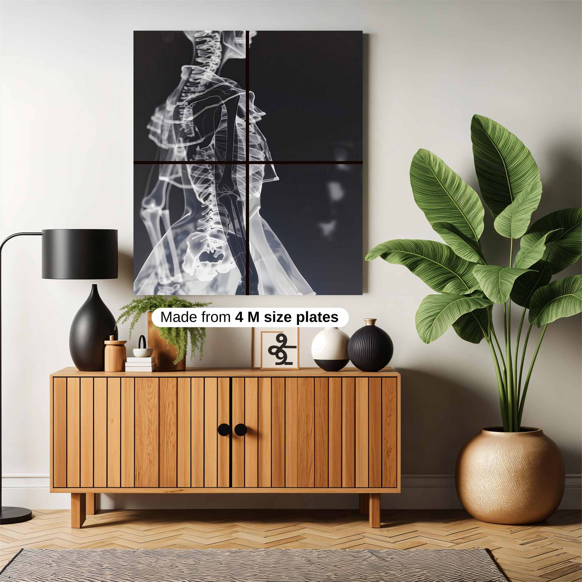 Skeleton Elegance Safe Wall Magnetic / M