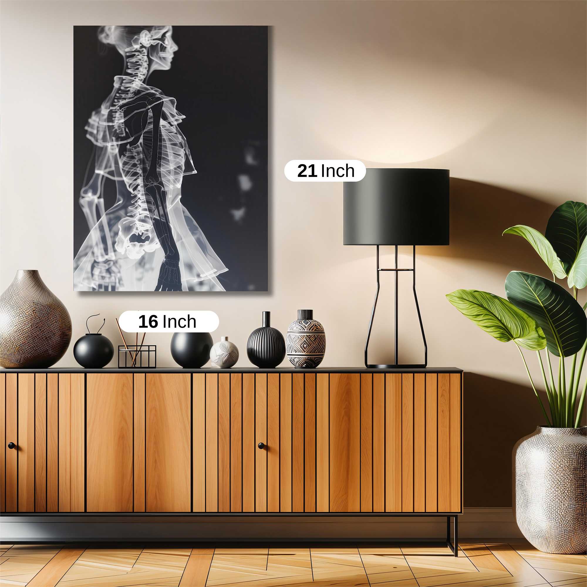 Skeleton Elegance Safe Wall Magnetic / M