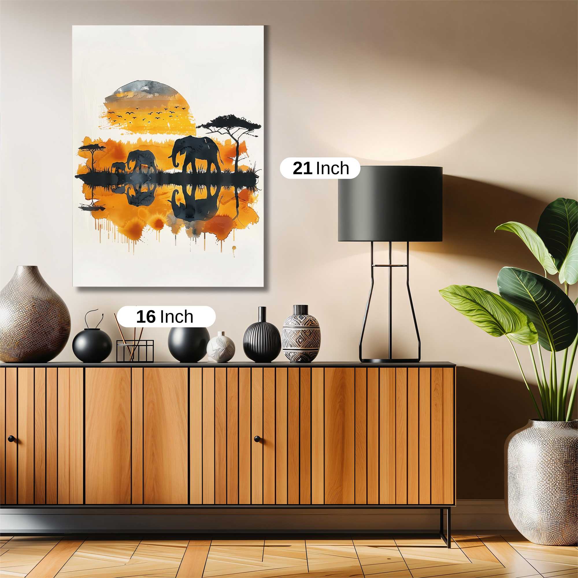 Elephant Serenity Safe Wall Magnetic / M