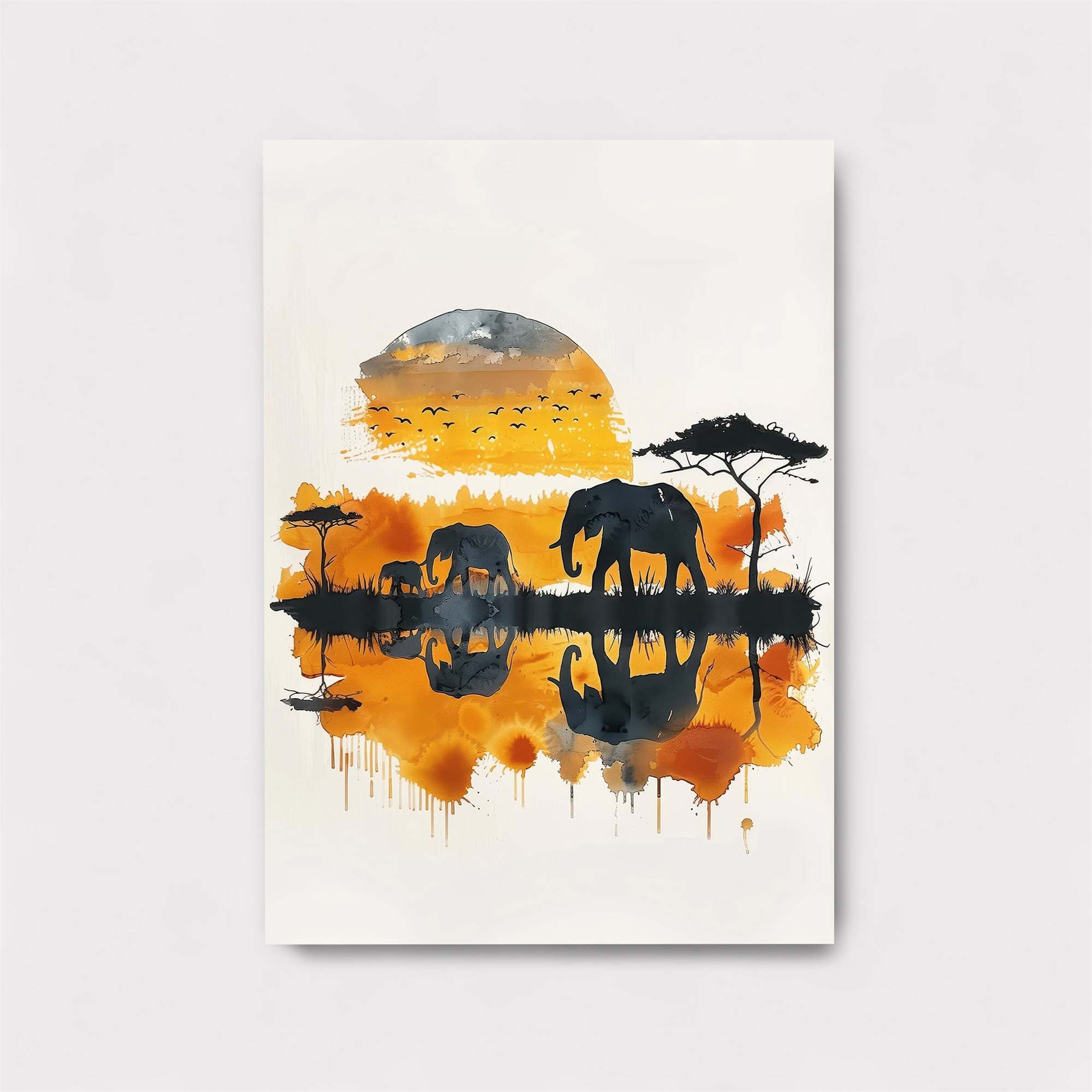 Elephant Serenity Safe Wall Magnetic / M