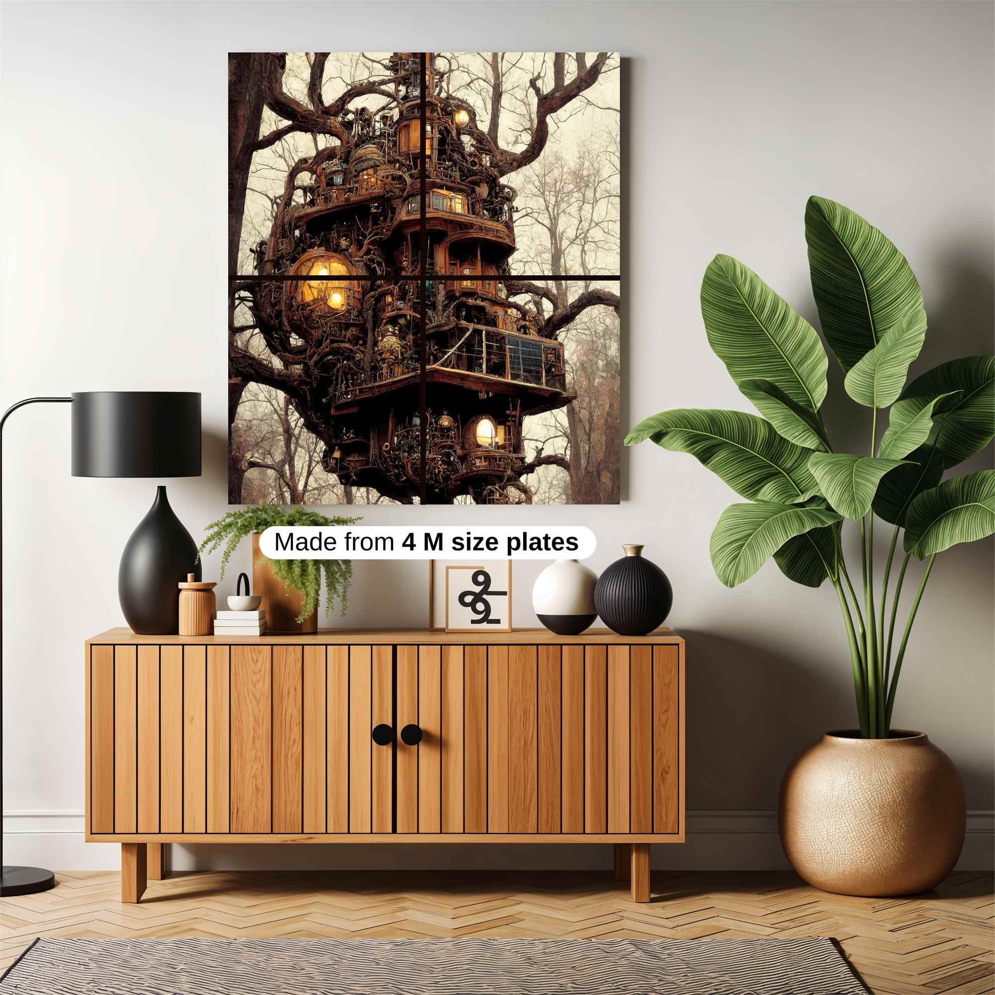 Treehouse Enchantment Safe Wall Magnetic / M