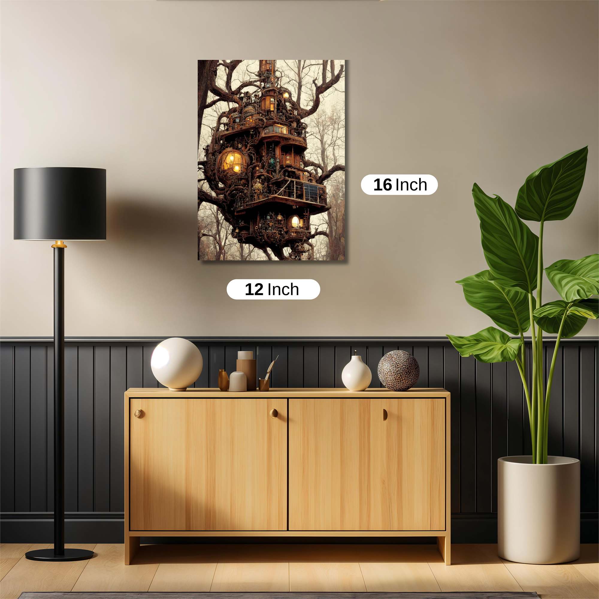 Treehouse Enchantment Safe Wall Magnetic / M