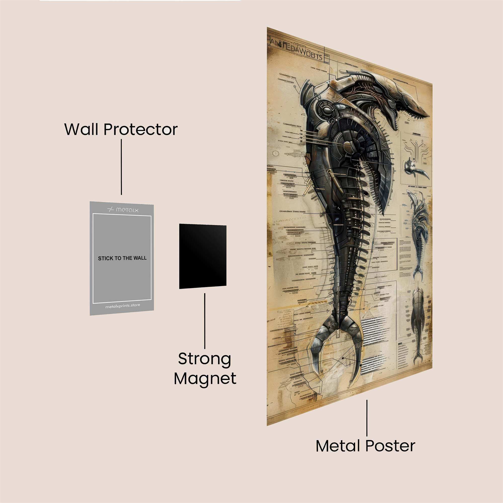 Leviathan Gloom Safe Wall Magnetic / M