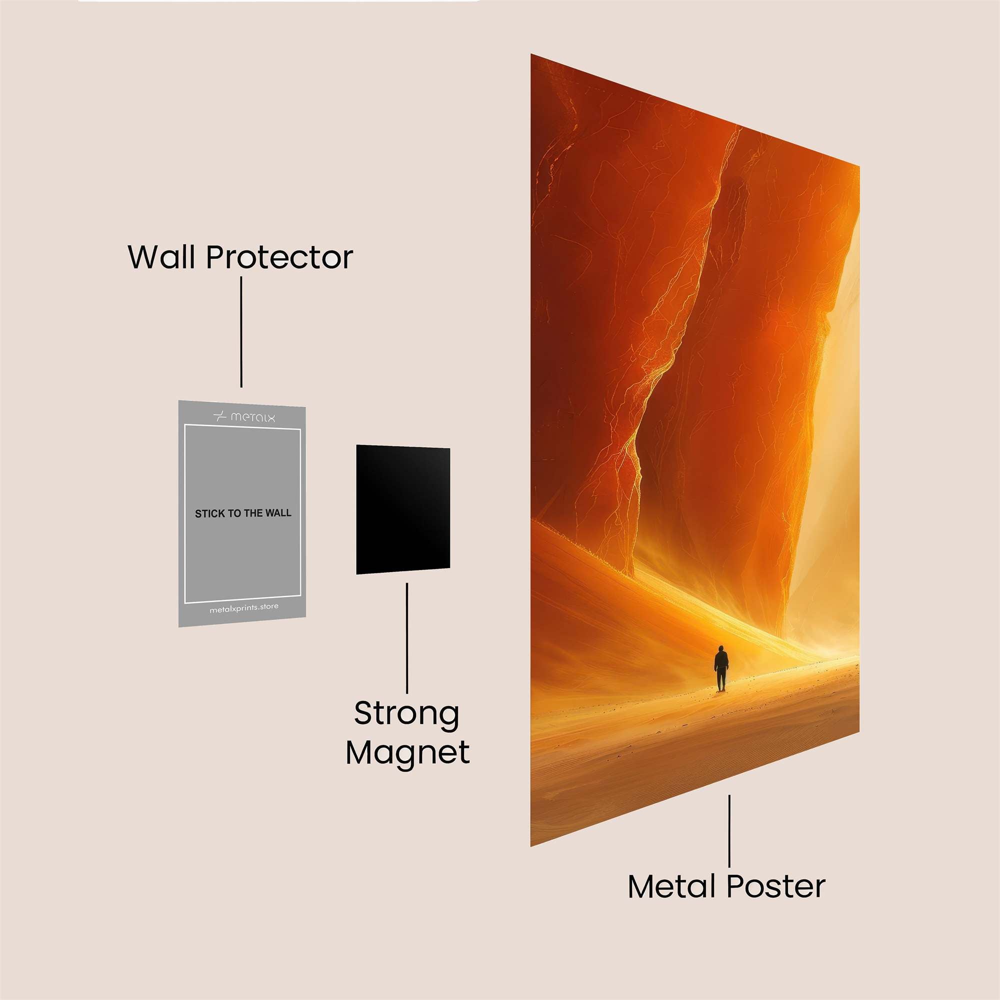 Canyon Serenity Safe Wall Magnetic / M