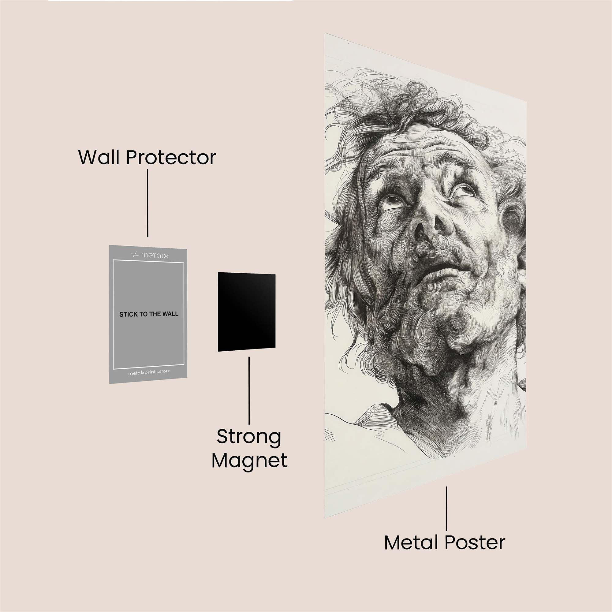 Socrates Serene Safe Wall Magnetic / M