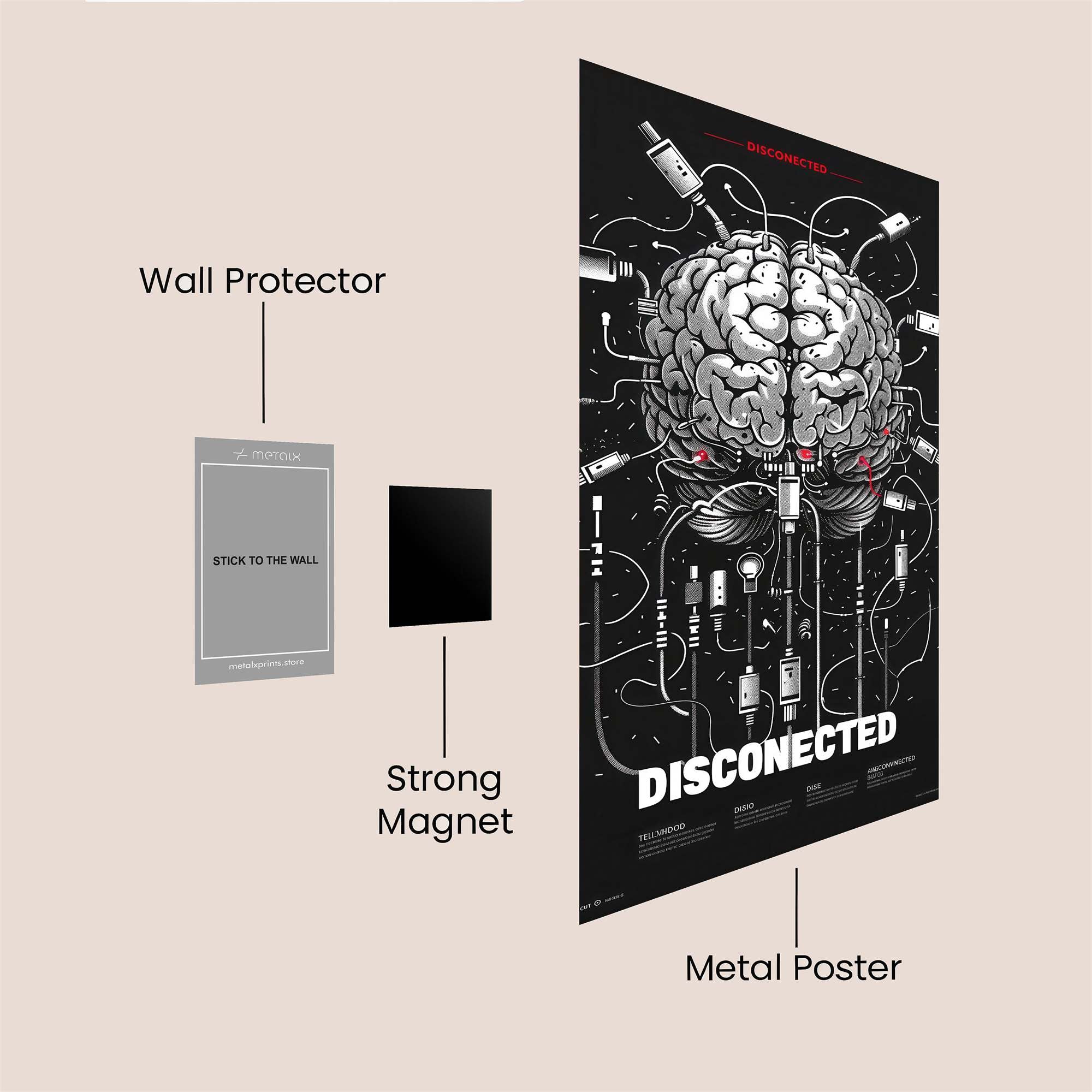 Mind Disarray Safe Wall Magnetic / M