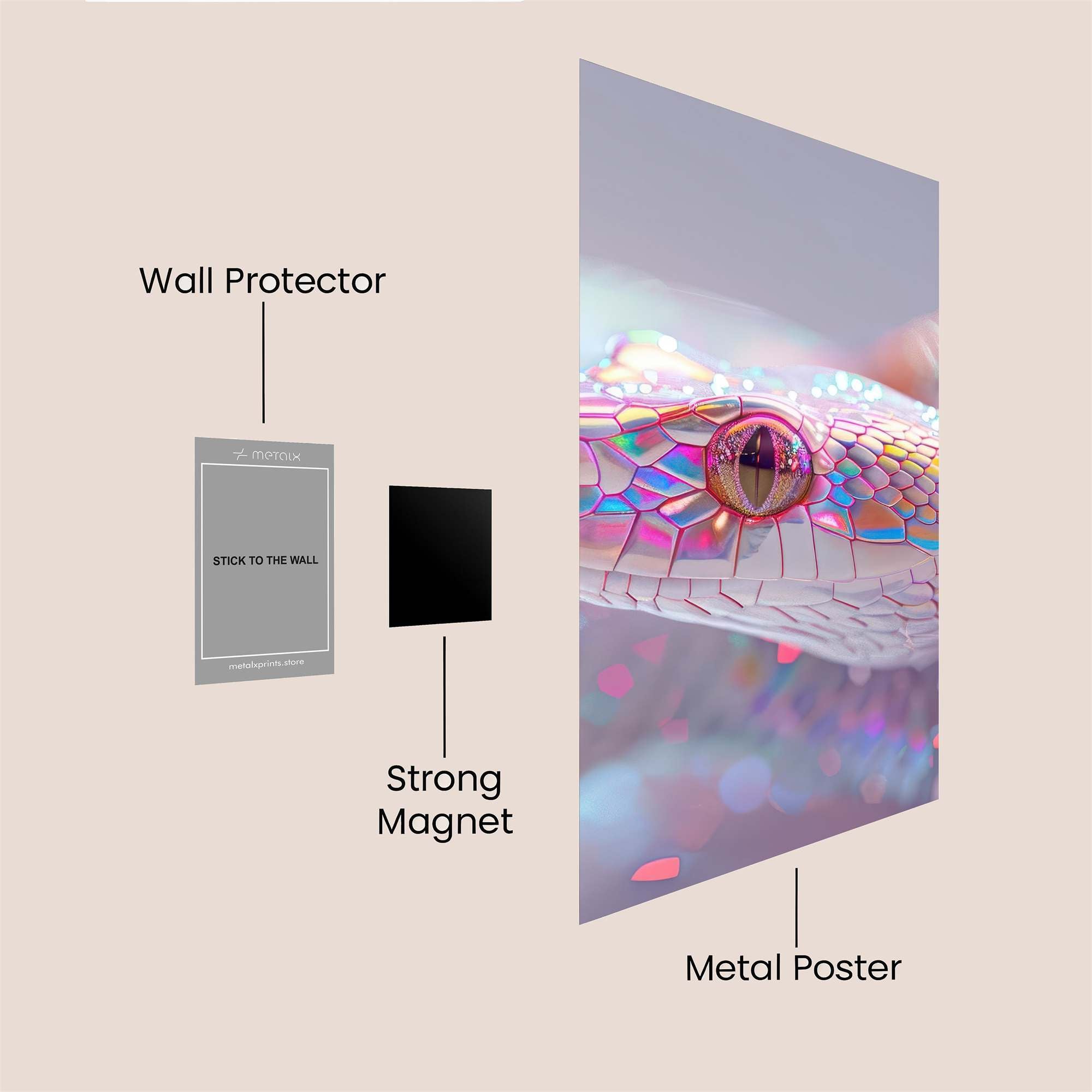 Ghostly Surprise Safe Wall Magnetic / M