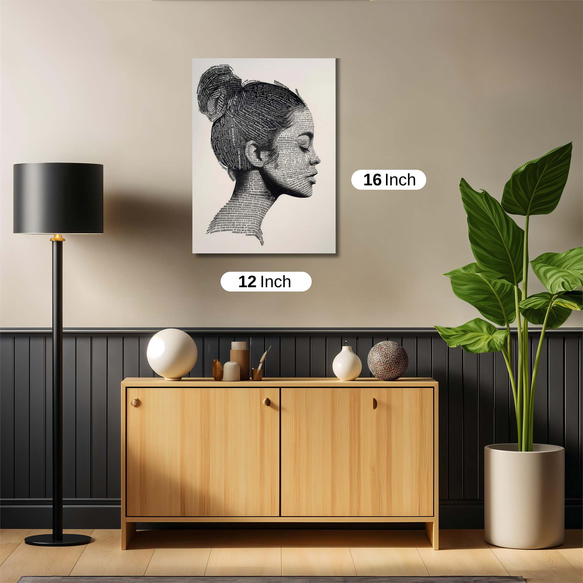 Textured Tranquility Safe Wall Magnetic / M