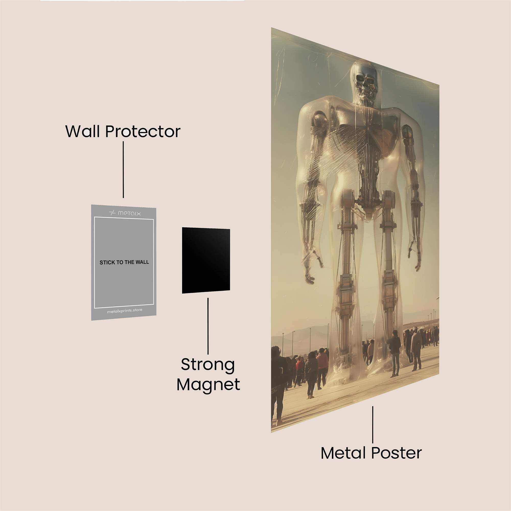 Robot Serenity Safe Wall Magnetic / M
