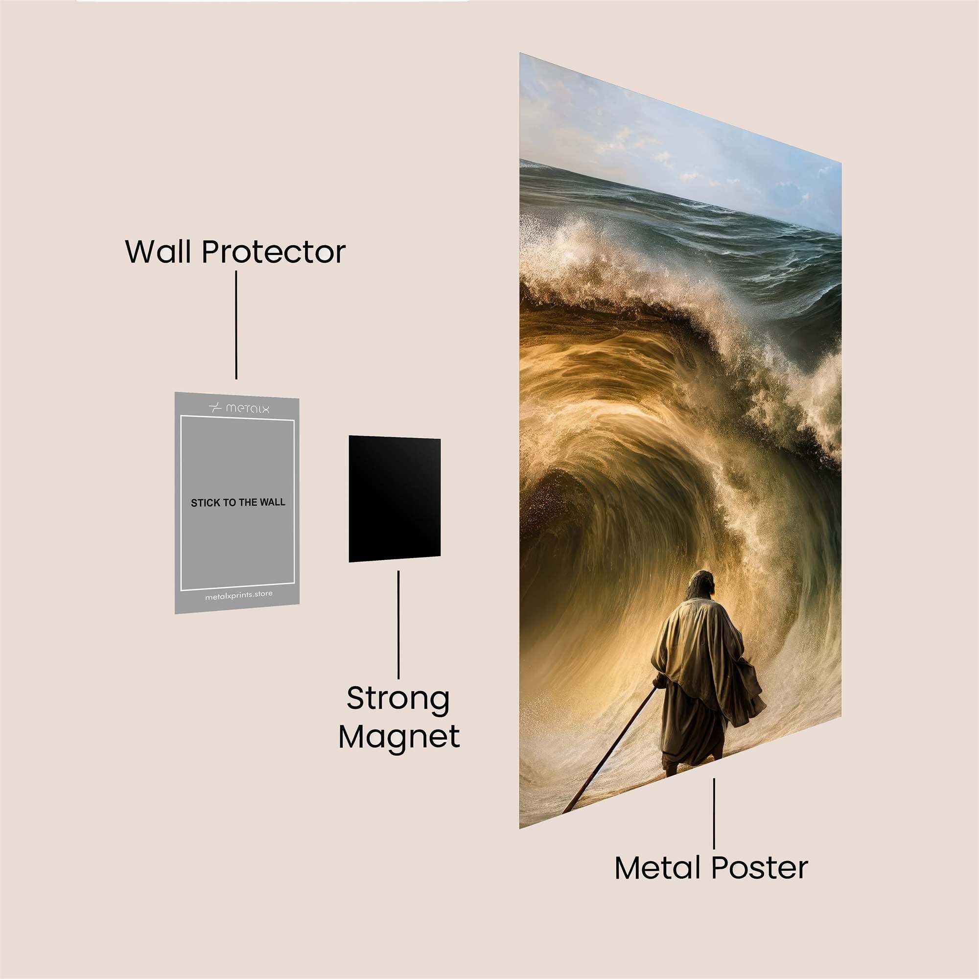 Moses Majestic Safe Wall Magnetic / M