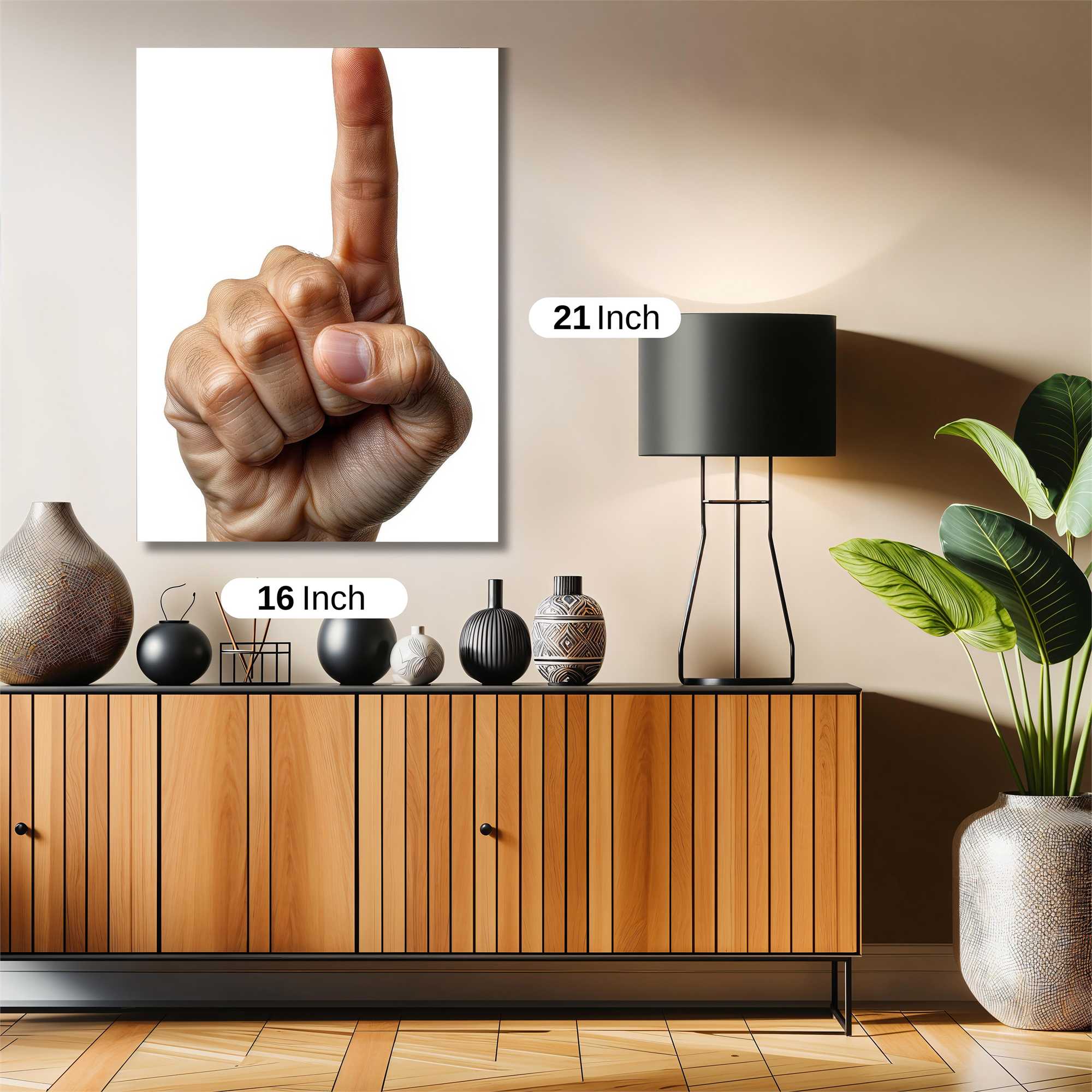 Finger Alert Safe Wall Magnetic / M