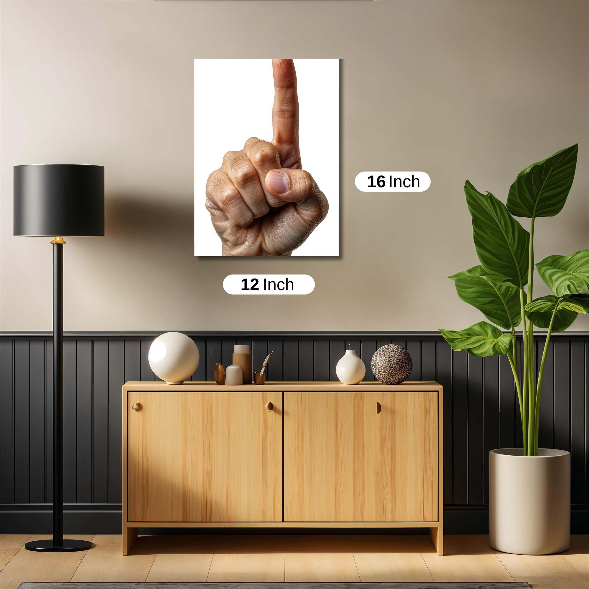 Finger Alert Safe Wall Magnetic / M