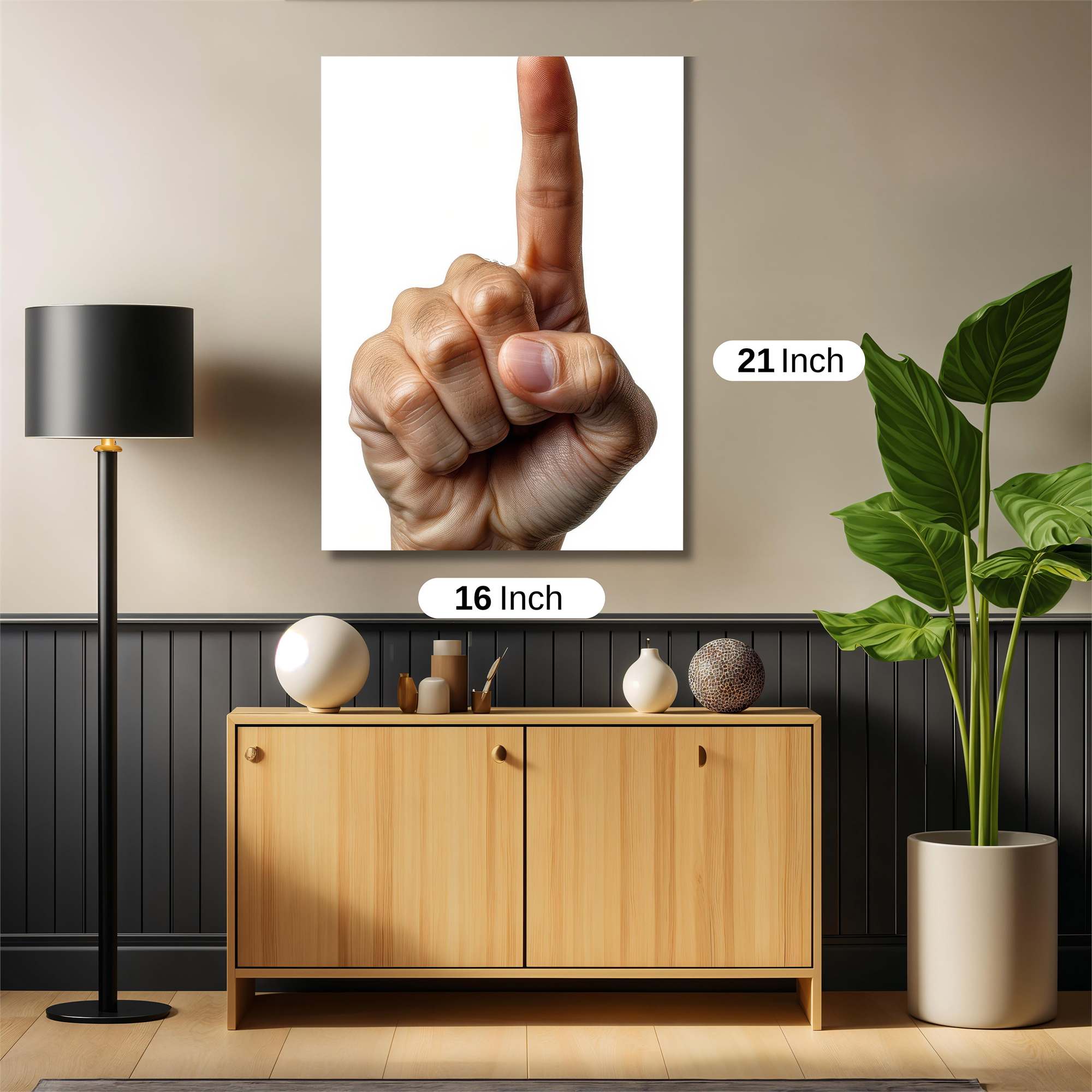 Finger Alert Safe Wall Magnetic / M