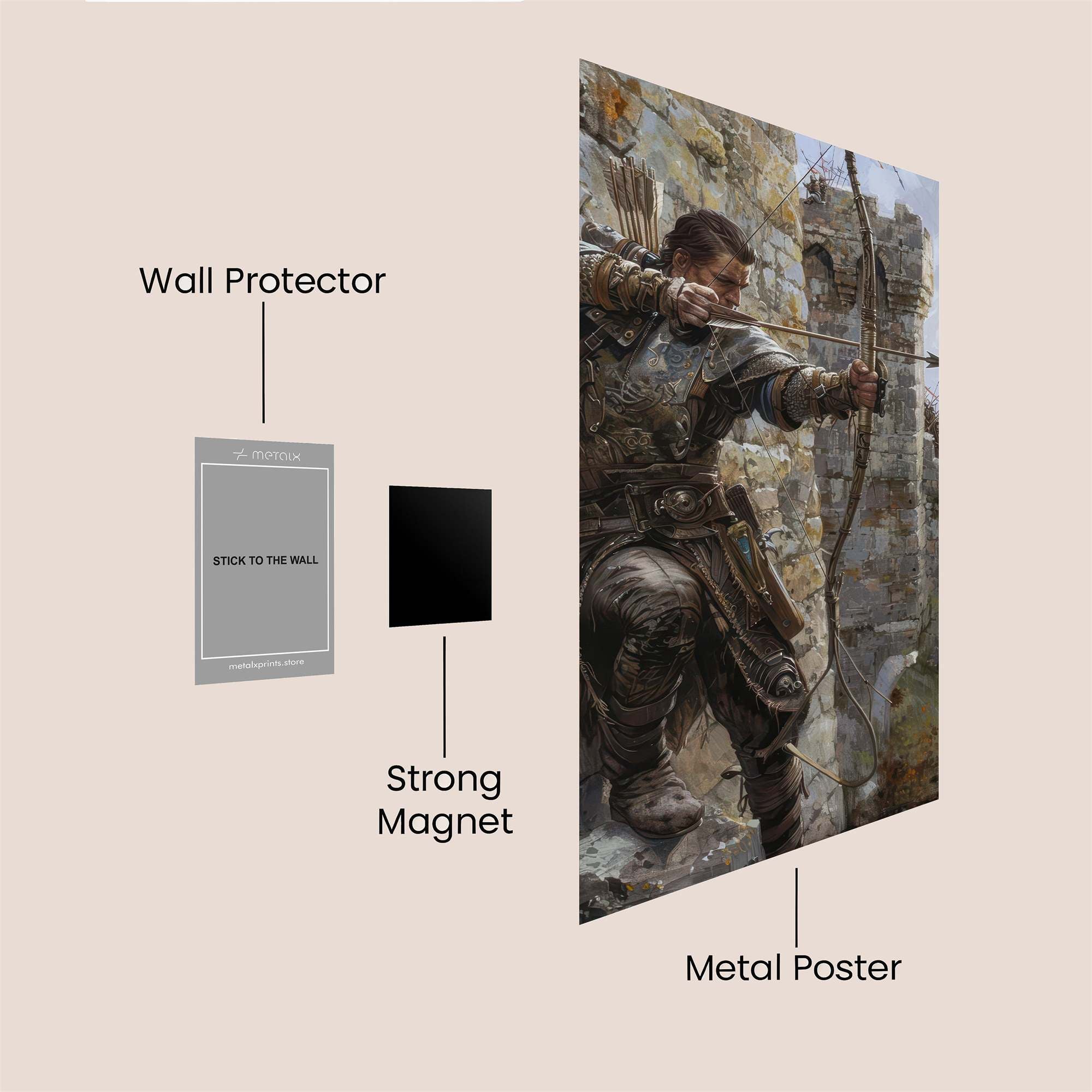 Archer Resolute Safe Wall Magnetic / M
