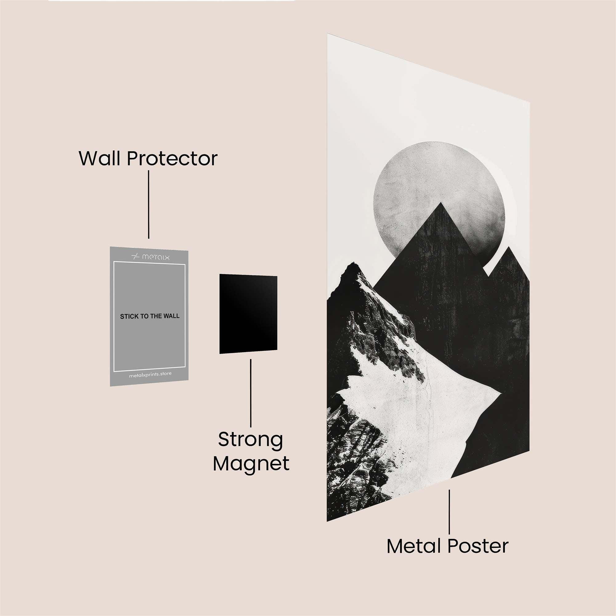 Moonlit Majesty Safe Wall Magnetic / M